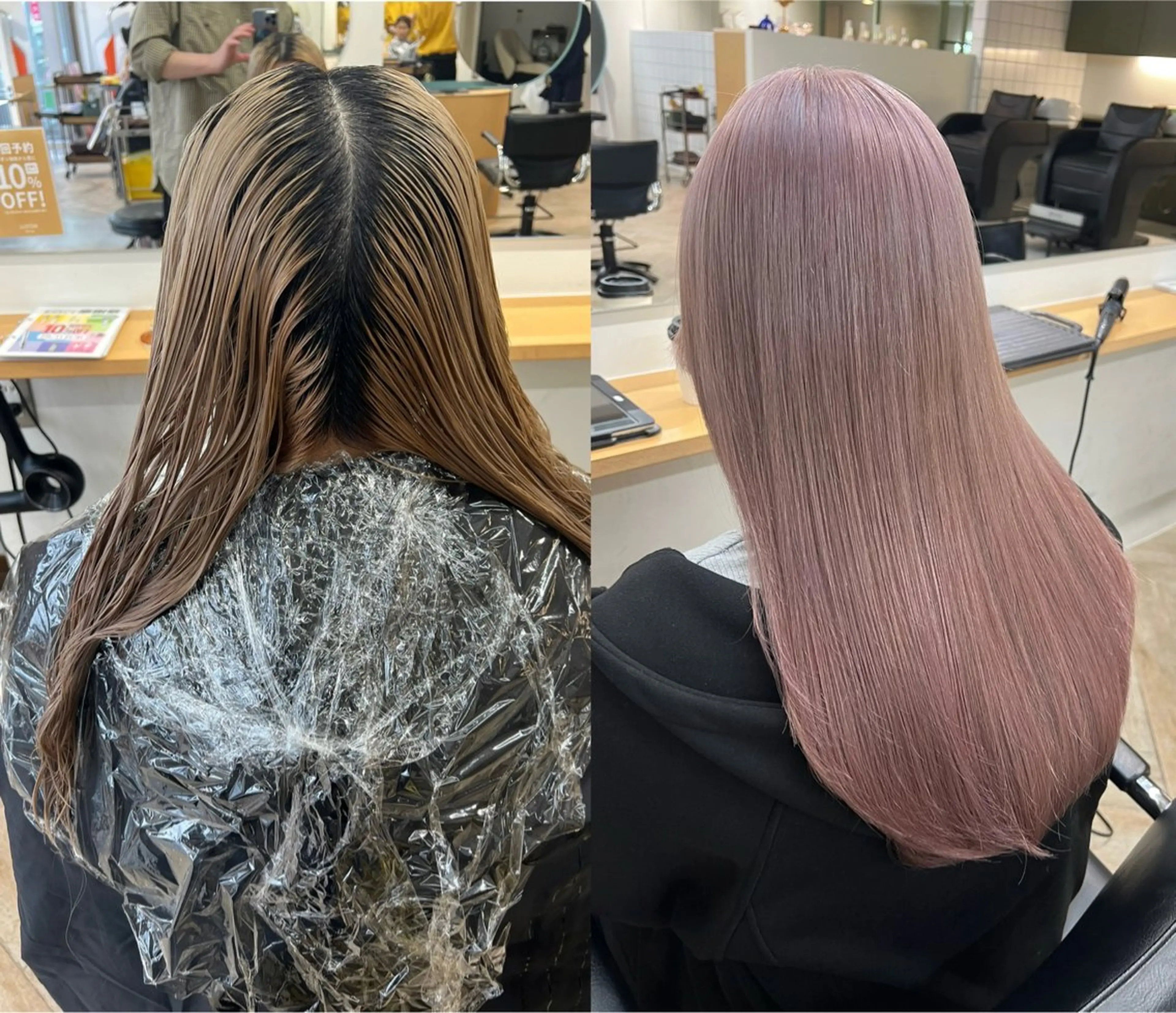 ロング カラー ヘアカラー トリートメント ベージュカラー 新潟/万代/井上佑のヘアスタイル