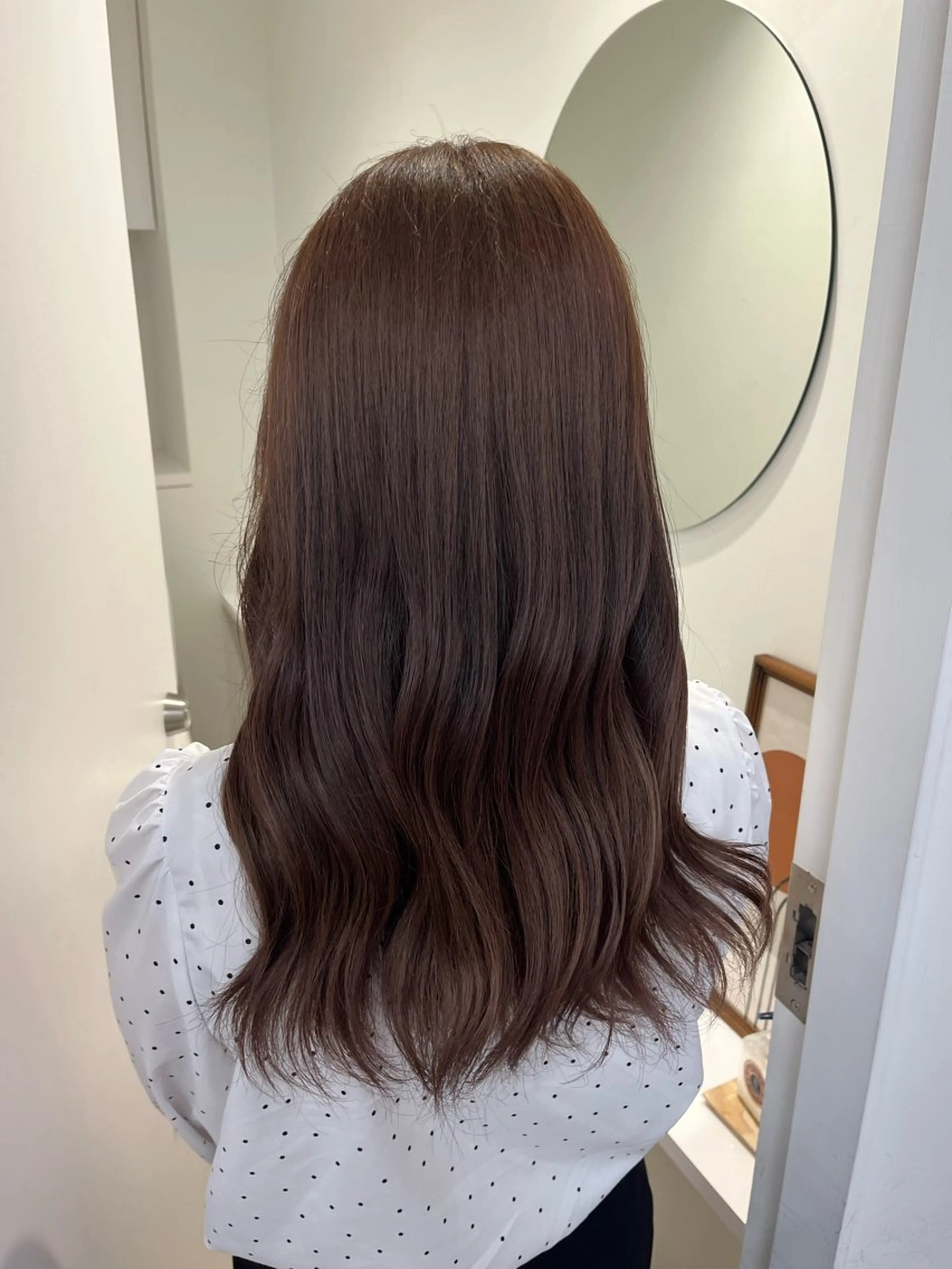 カラー ブラウンカラー 暖色/ミルクティ/ 艶髪⭐️honokaのヘアスタイル