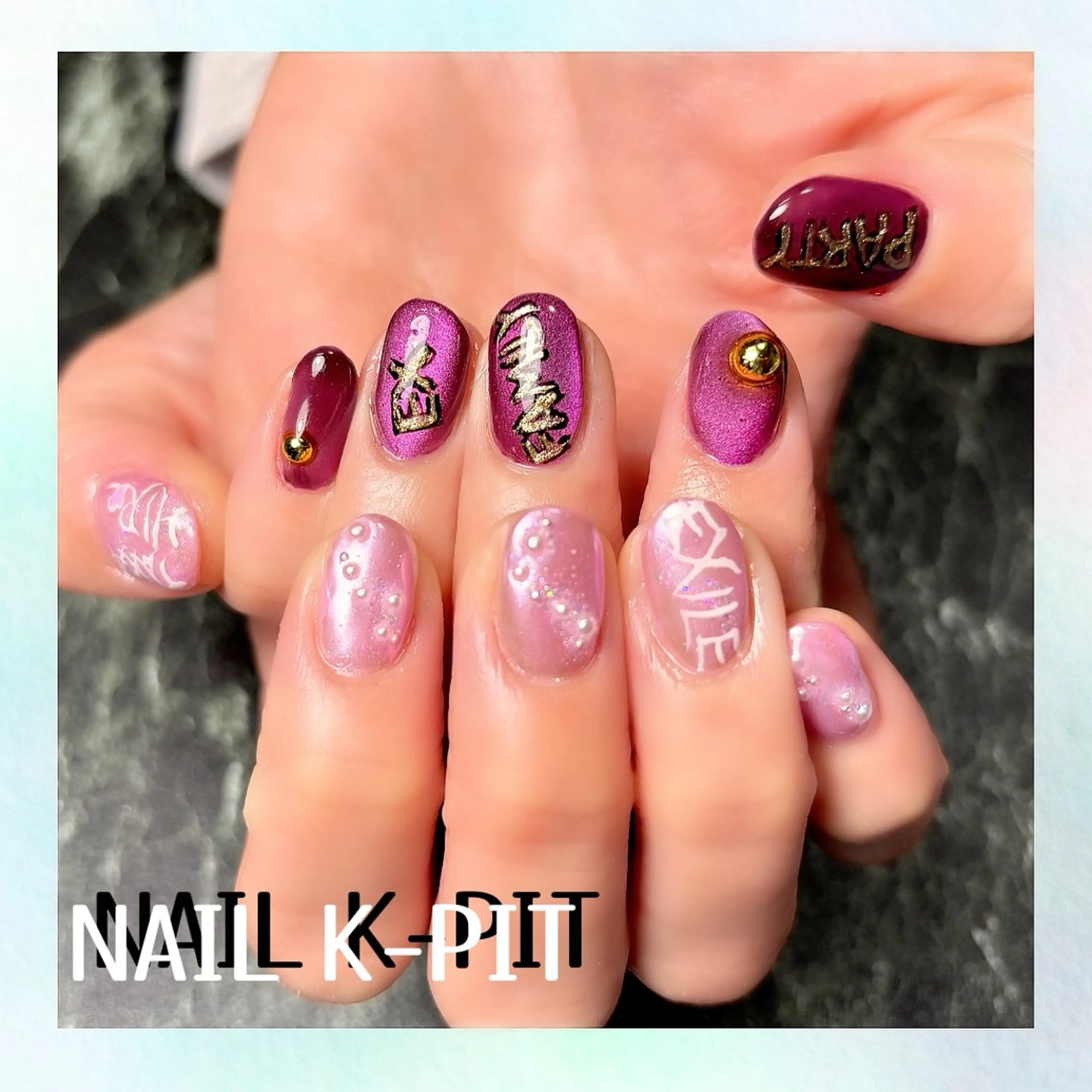 ネイル マグネットネイル ハンドネイル NAIL K-PIT ネイル ケーピットのネイルデザイン