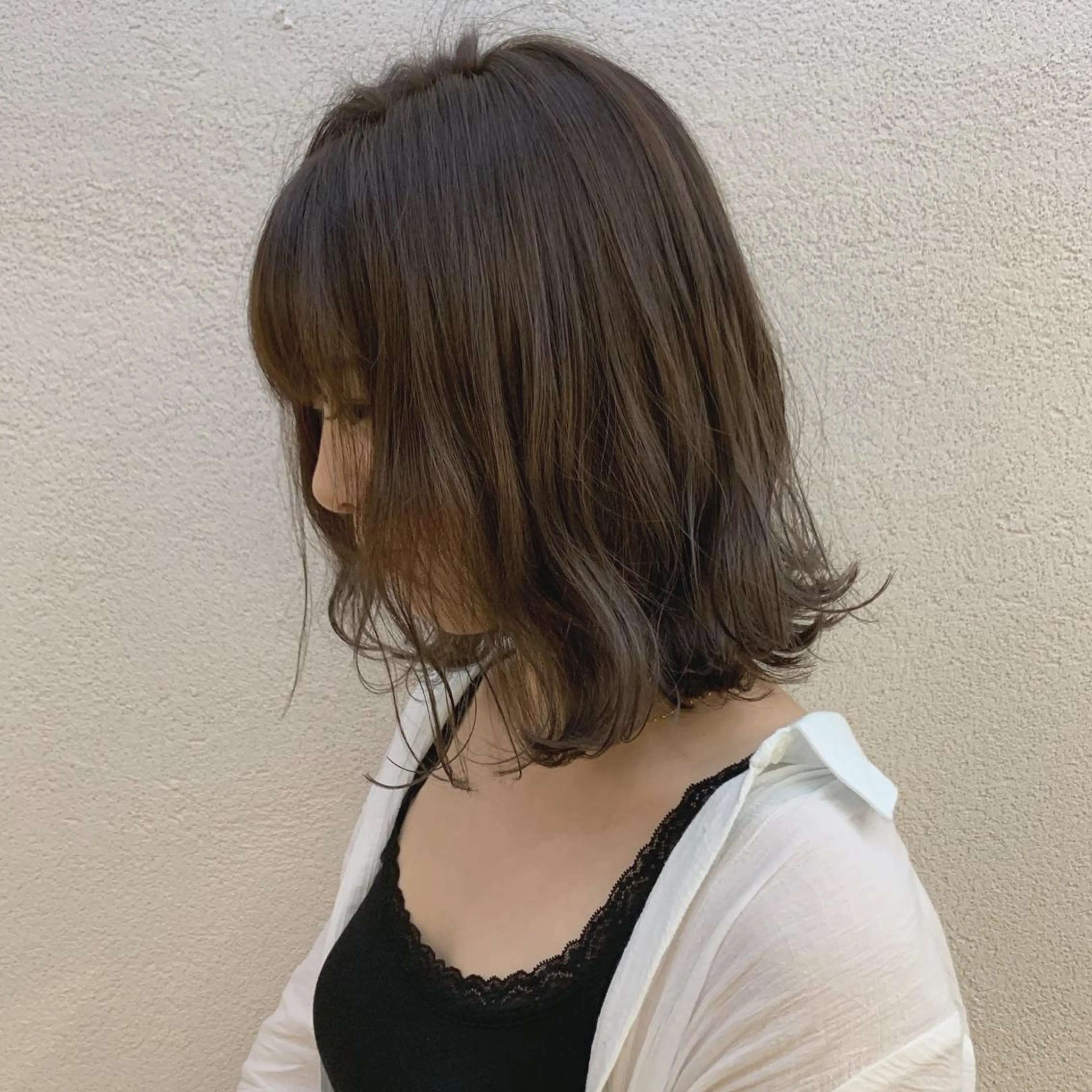 ミディアム カラー ベージュカラー グラデーションカラー ayano /トレンドヘアのヘアスタイル