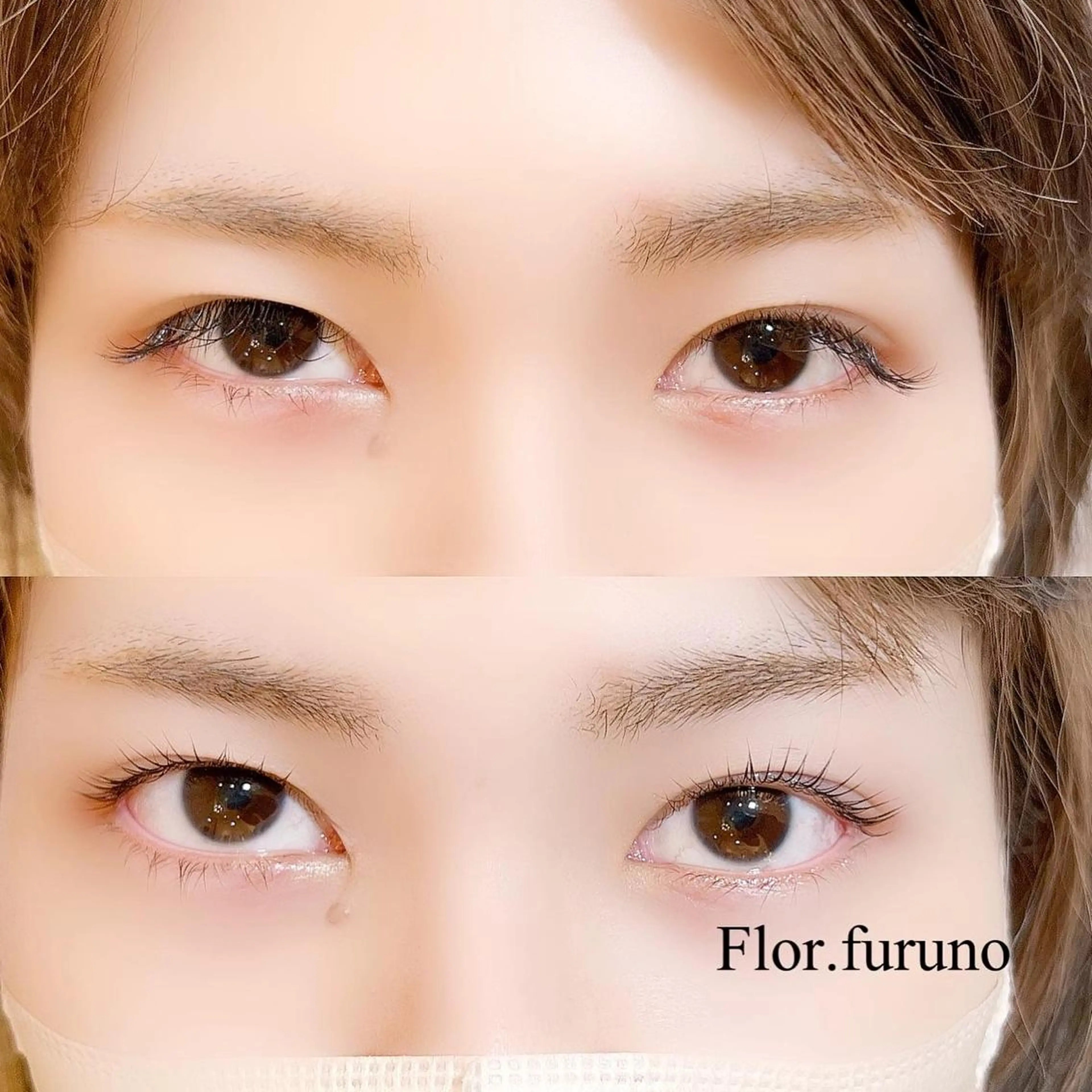 マツエク・マツパ アイブロウ パリジェンヌラッシュリフト マツパ Flor上大岡 *フルノ リナ*のマツエク・マツパデザイン