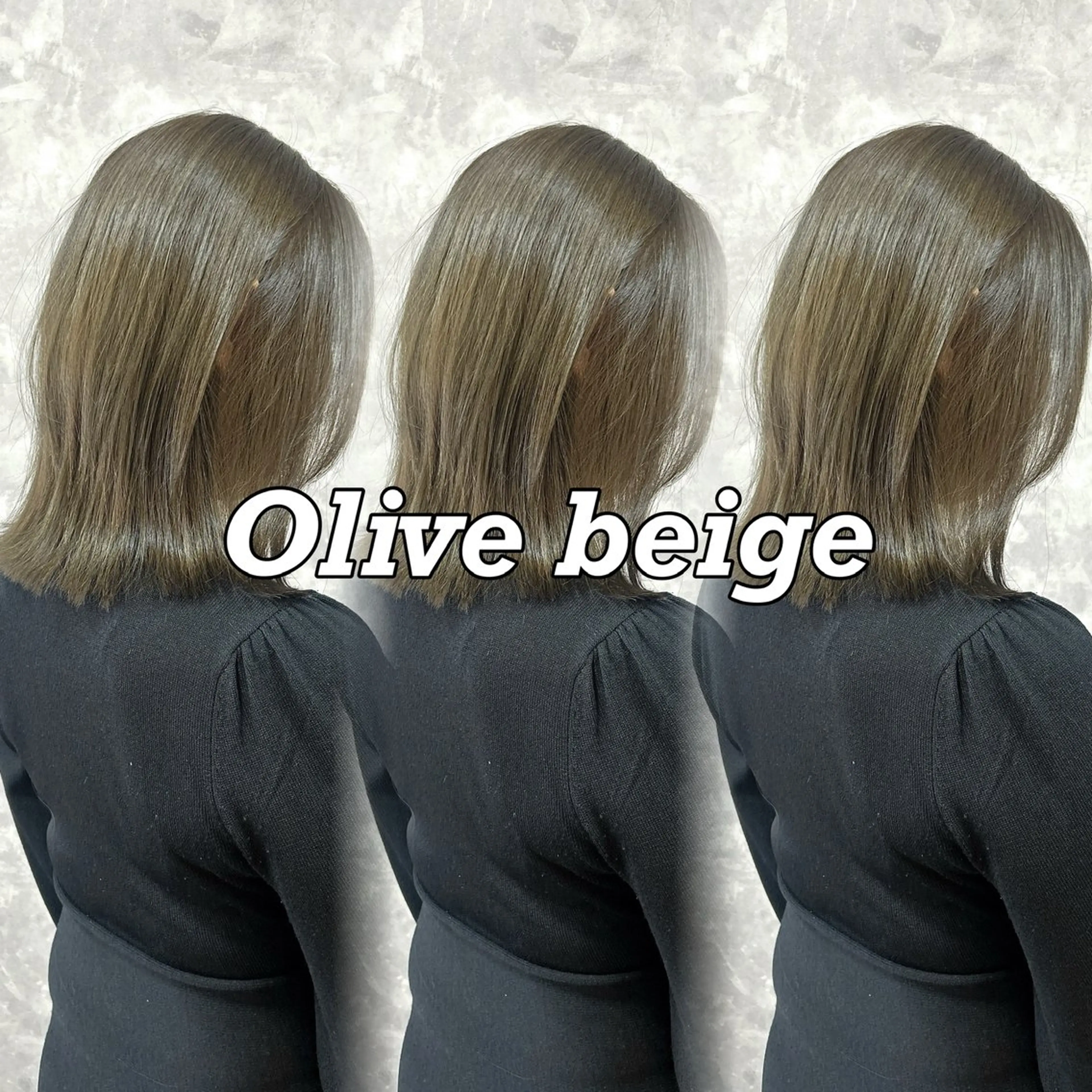 ミディアム カラー 韓国風ハッシュカット 🇰🇷オリーブ職人のヘアスタイル