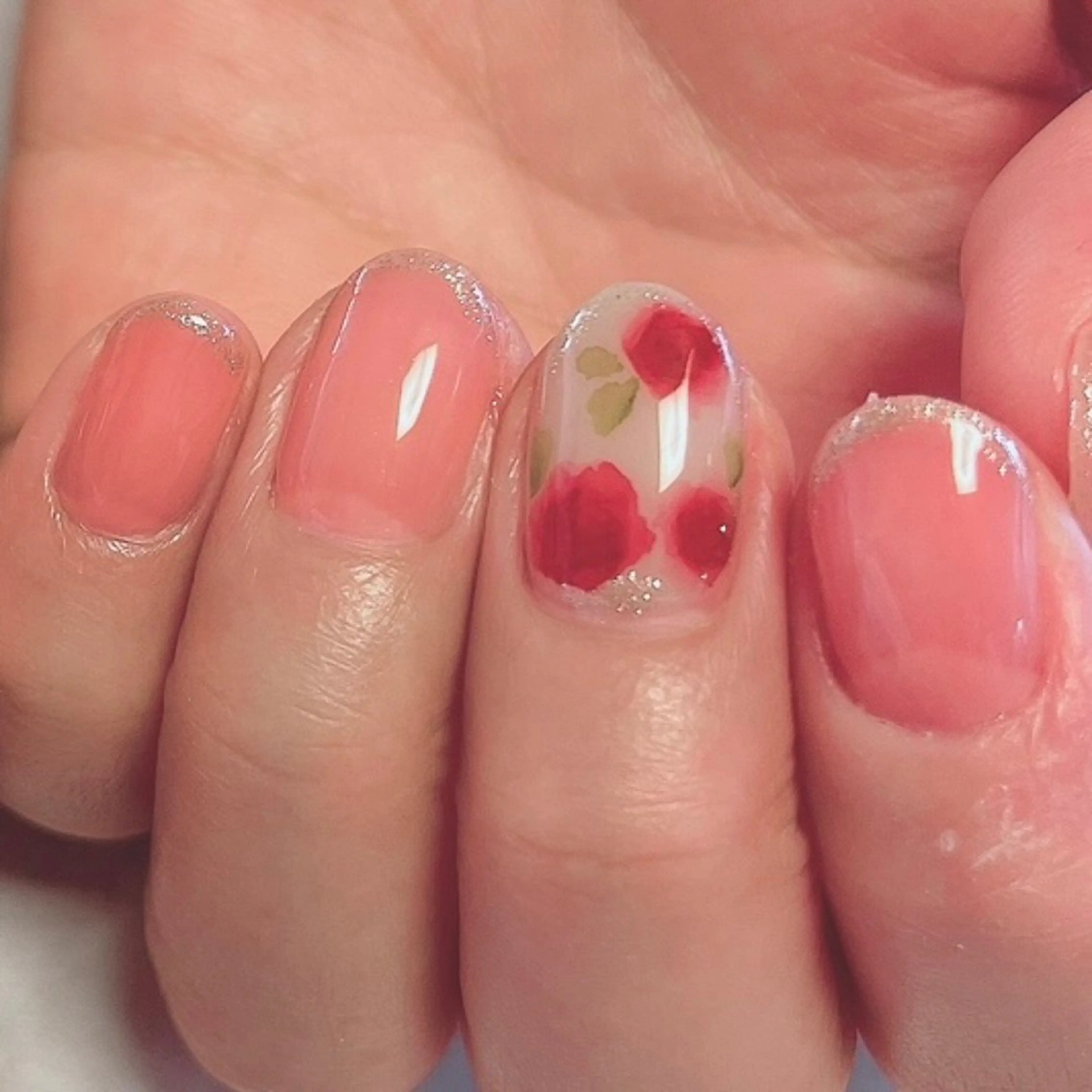 ネイル ❁miju nail 大人上品/自爪育成のネイルデザイン