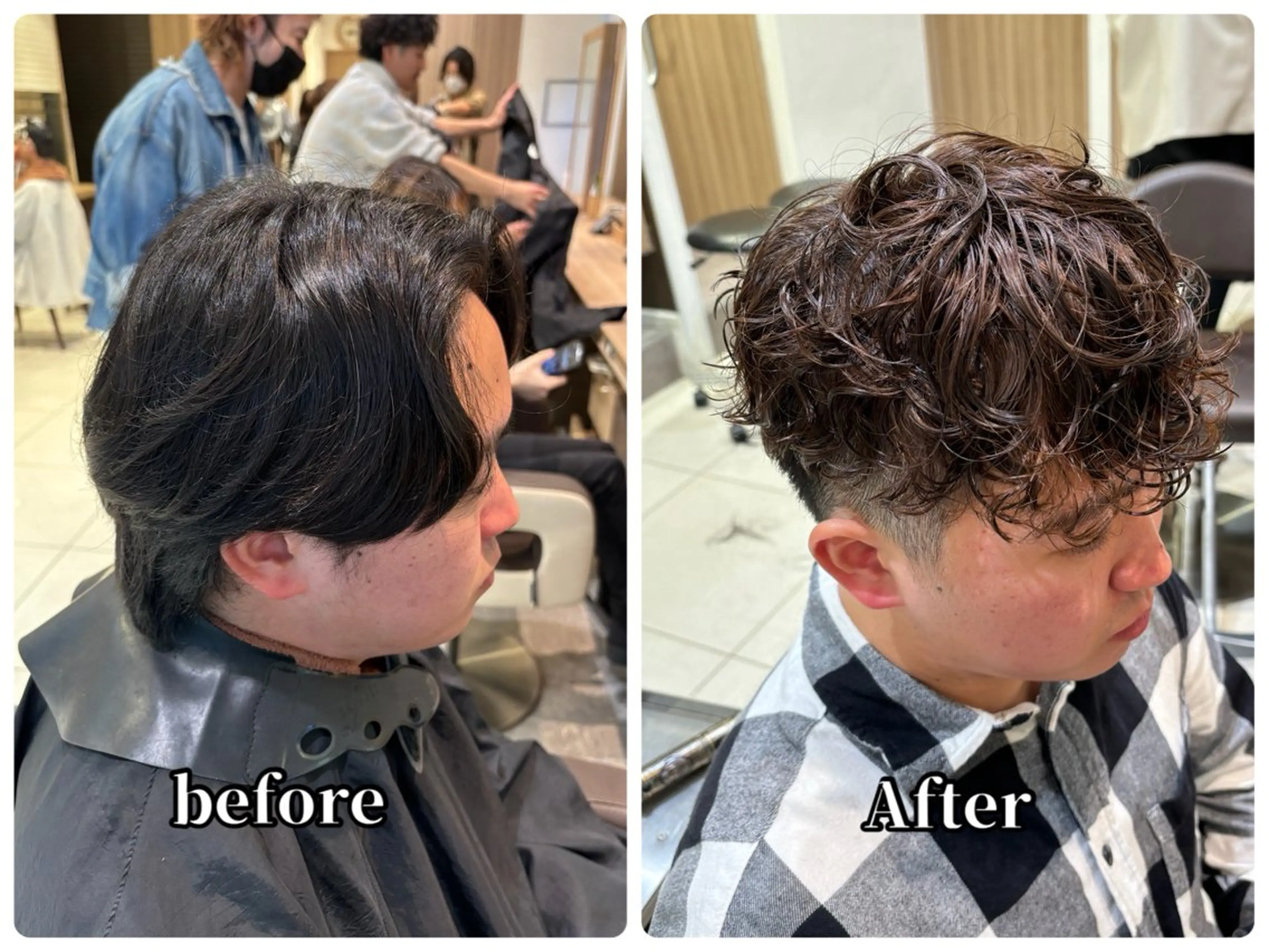 パーマ メンズ スペインカール 波巻き・カルマ パーマ特化/aoiのヘアスタイル