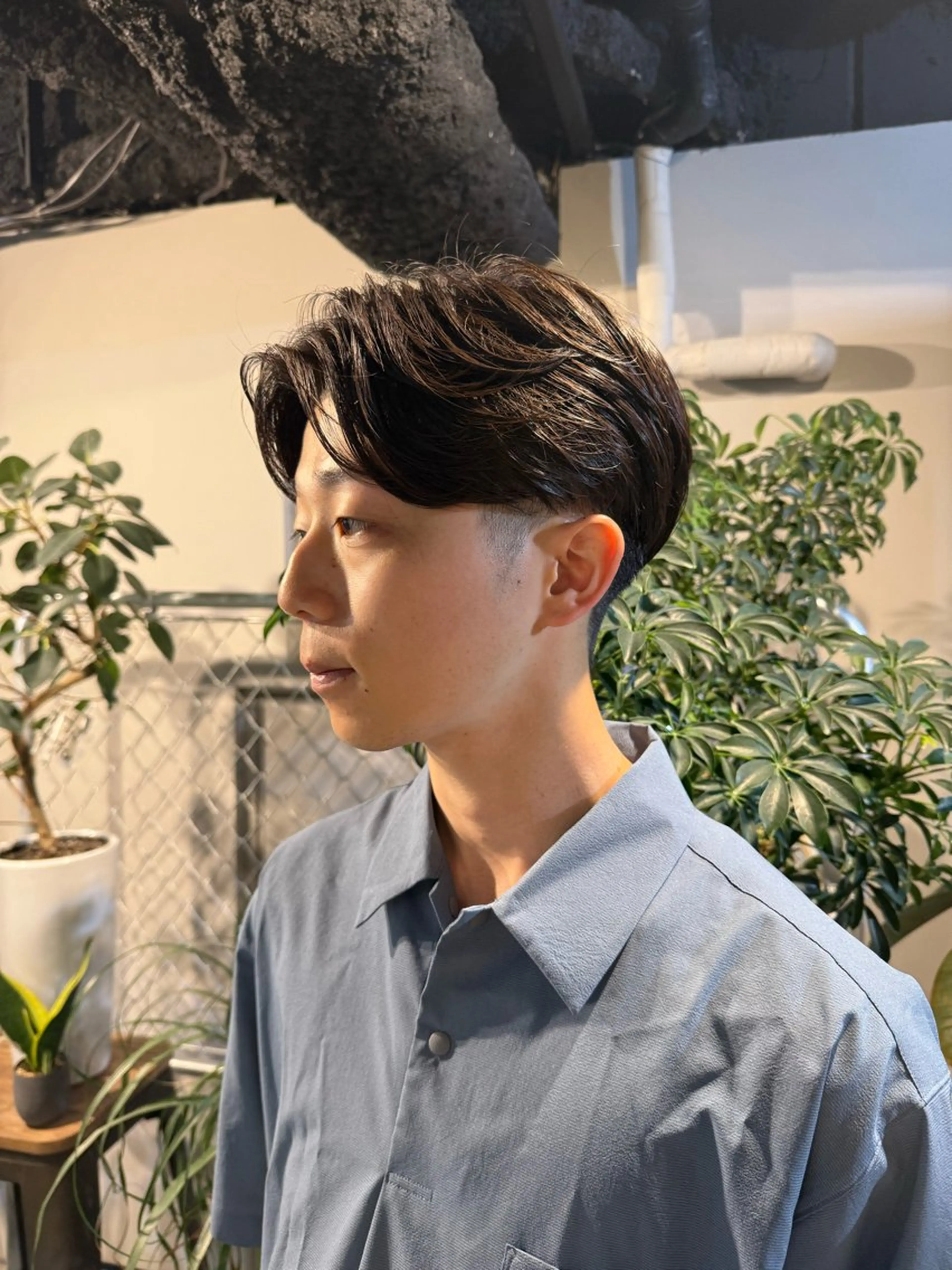 パーマ メンズ メンズパーマ ニュアンスパーマ カット パーマ トリートメント メンズ特化美容師/栄 /本間さつきのヘアスタイル