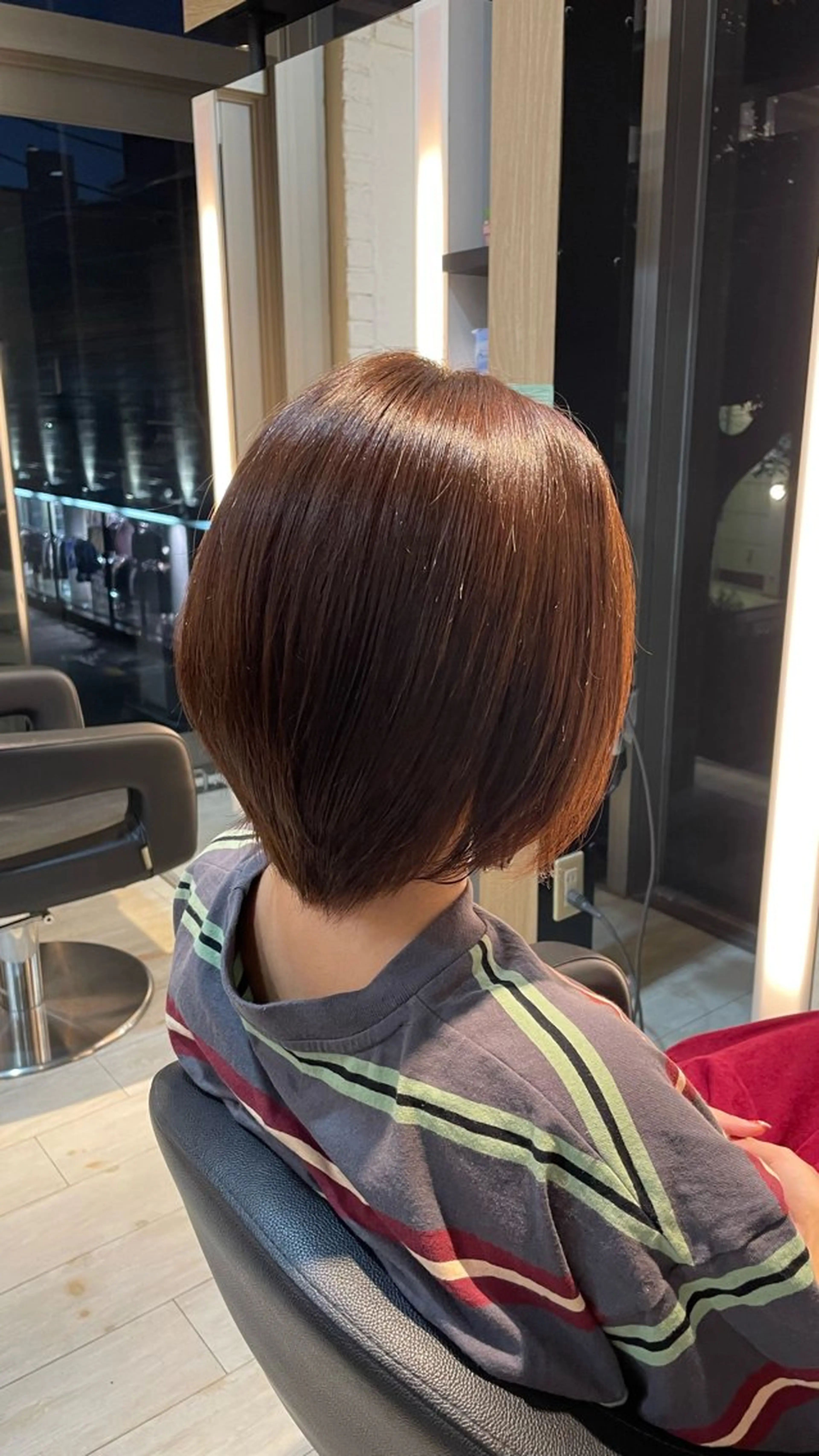 ショート カラー ヘアカラー トリートメント ブリーチ/髪質改善/ ハイトーン/暖色のヘアスタイル