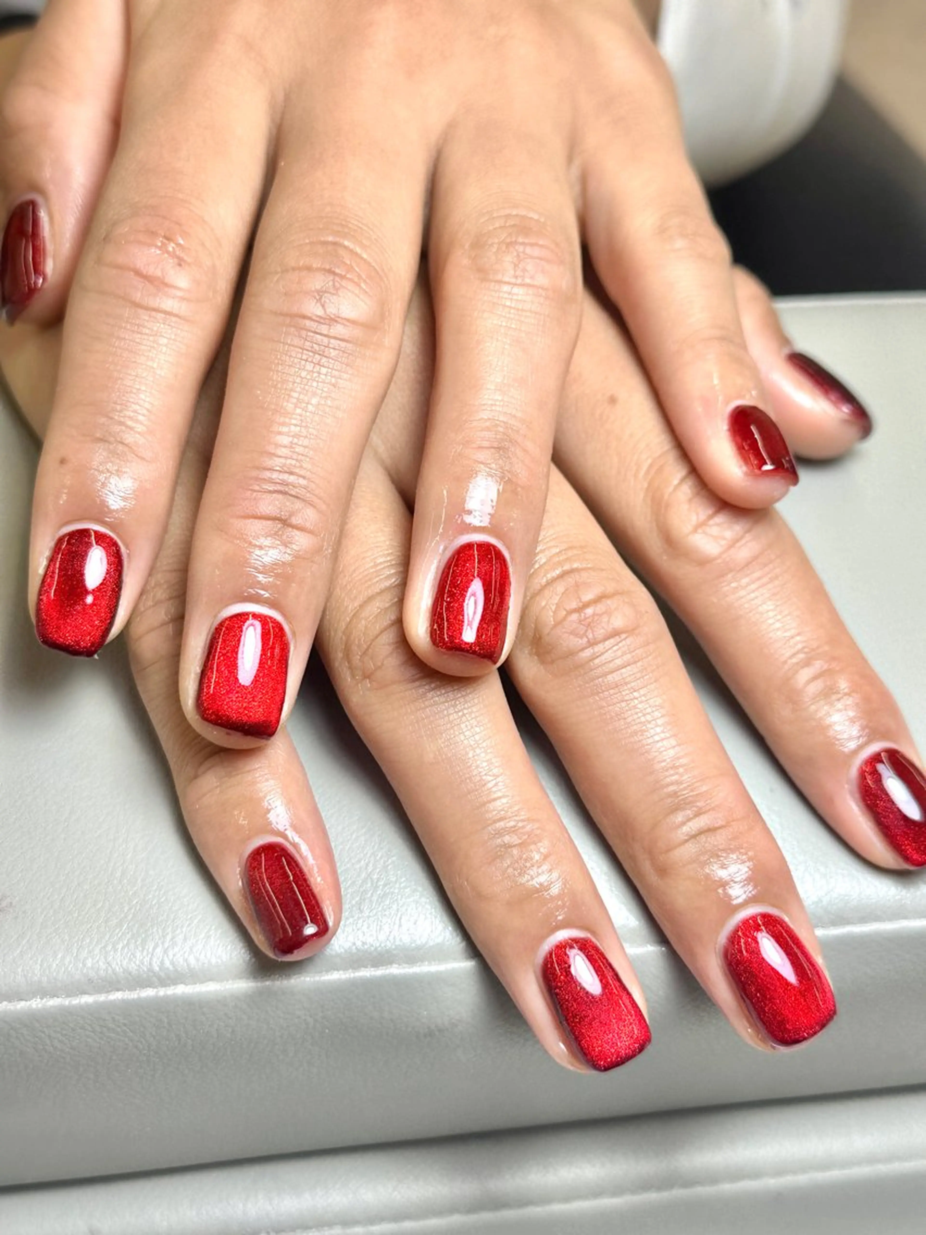 ネイル チークネイル フットネイル フレンチネイル ジェルネイル ガラスフレンチ ハンドネイル エニ キラのネイルデザイン