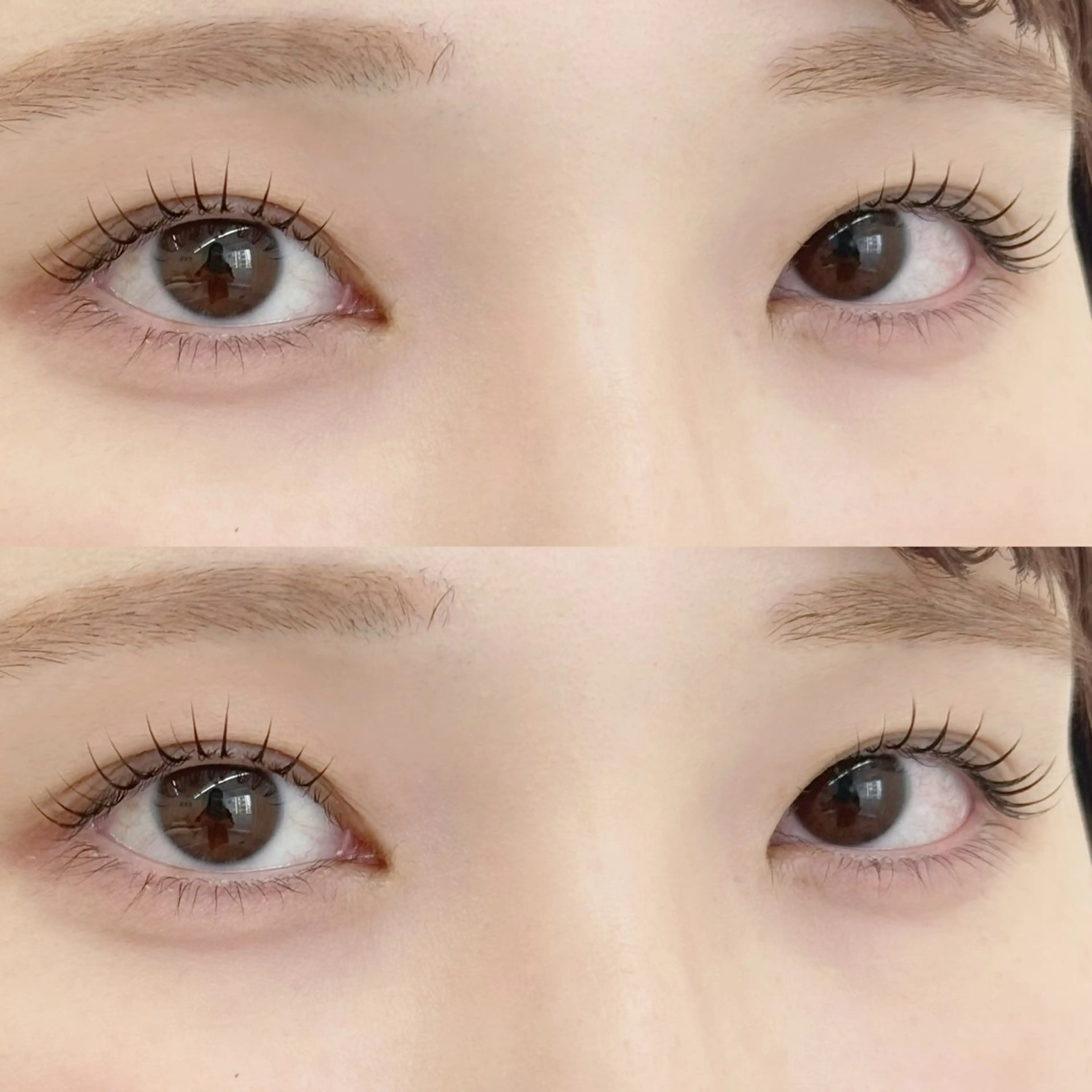 マツエク・マツパ 束感まつ毛 フラットラッシュ 韓国風マツエク ナチュラル パリジェンヌラッシュリフト CLUTCH江坂 こんどうのマツエク・マツパデザイン