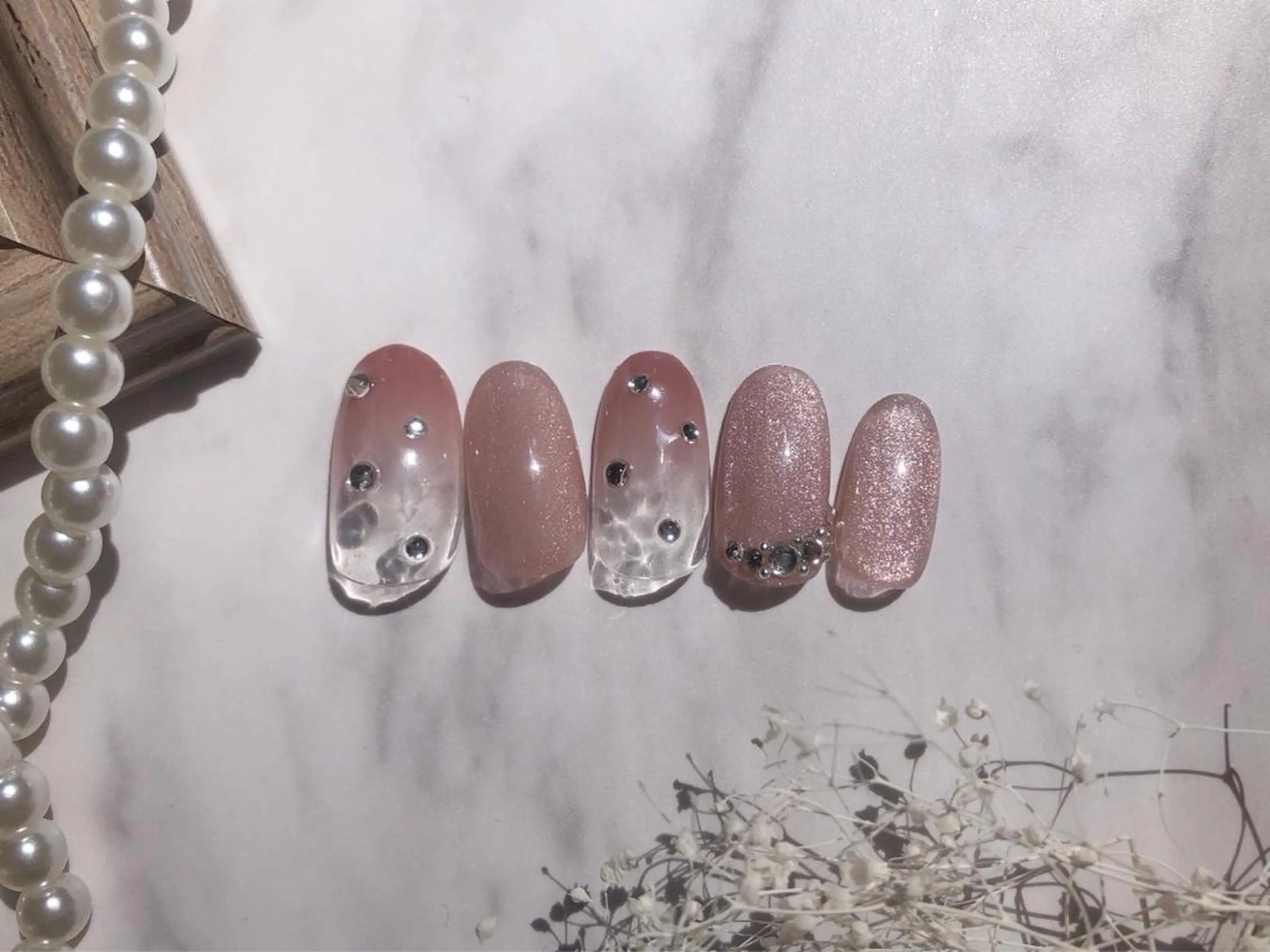 ネイル ハンドネイル ネイルPetit Ribbonのネイルデザイン