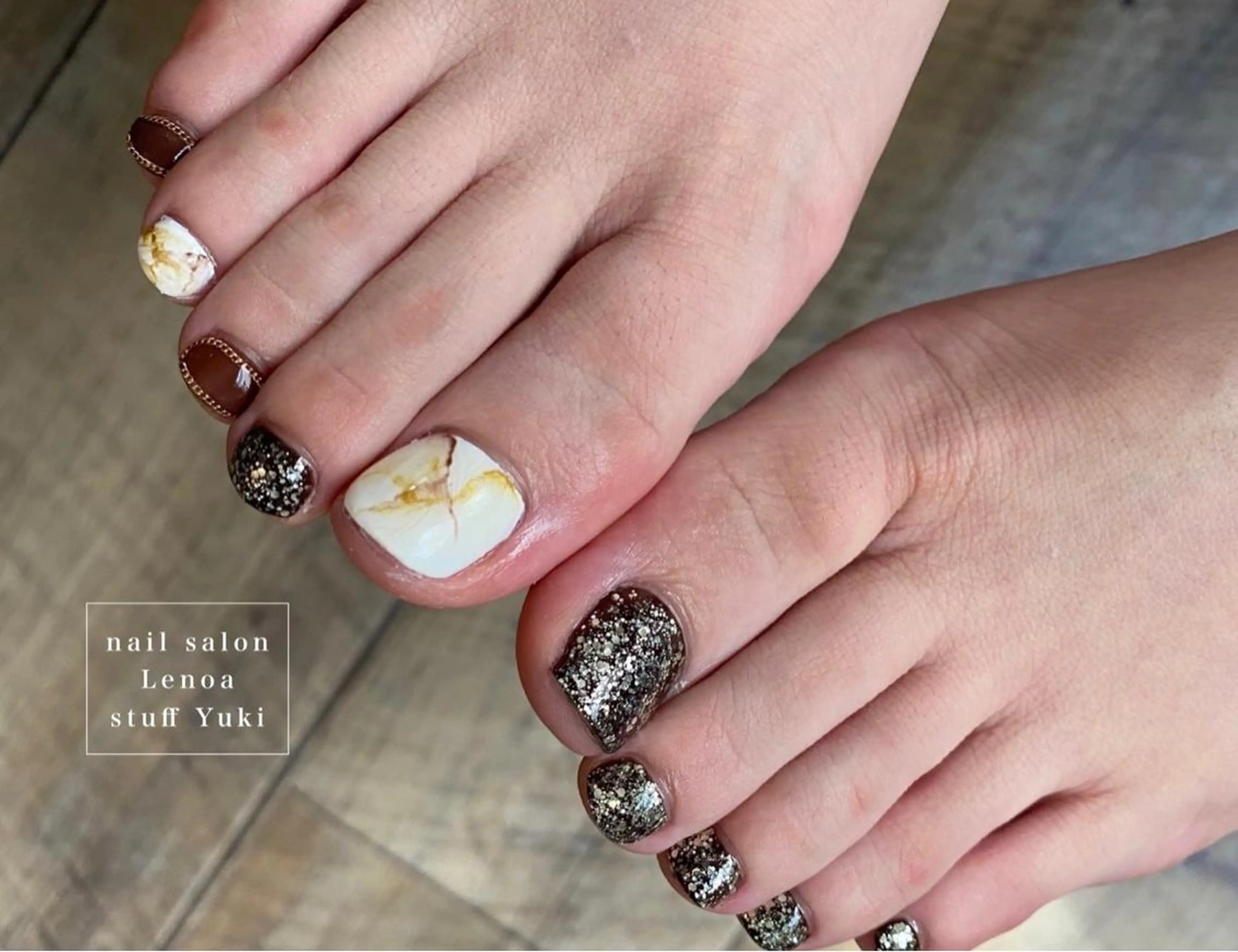 ネイル フットネイル Lenoa Yukiのネイルデザイン