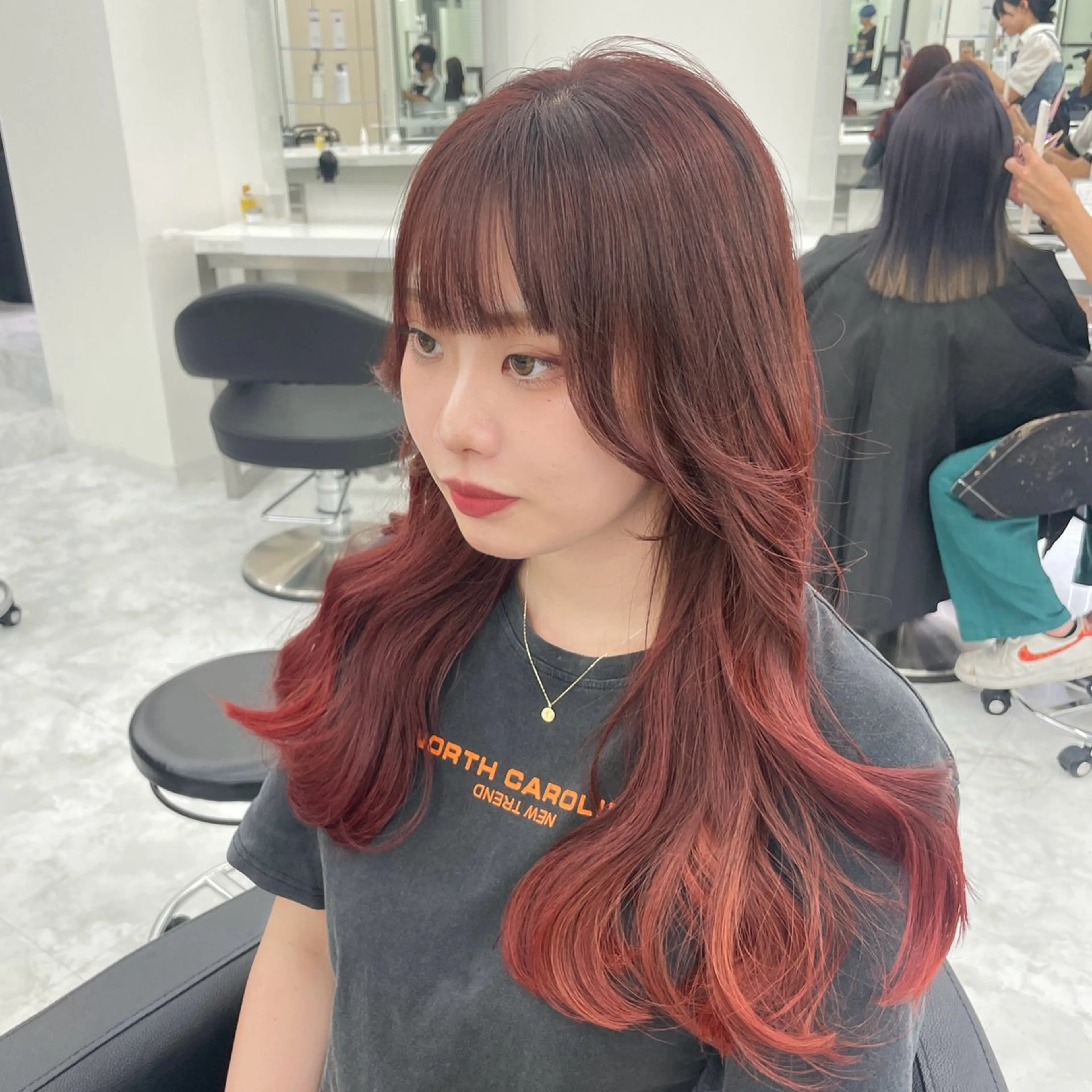 ロング MOE 福岡韓国ヘア✧︎のヘアスタイル