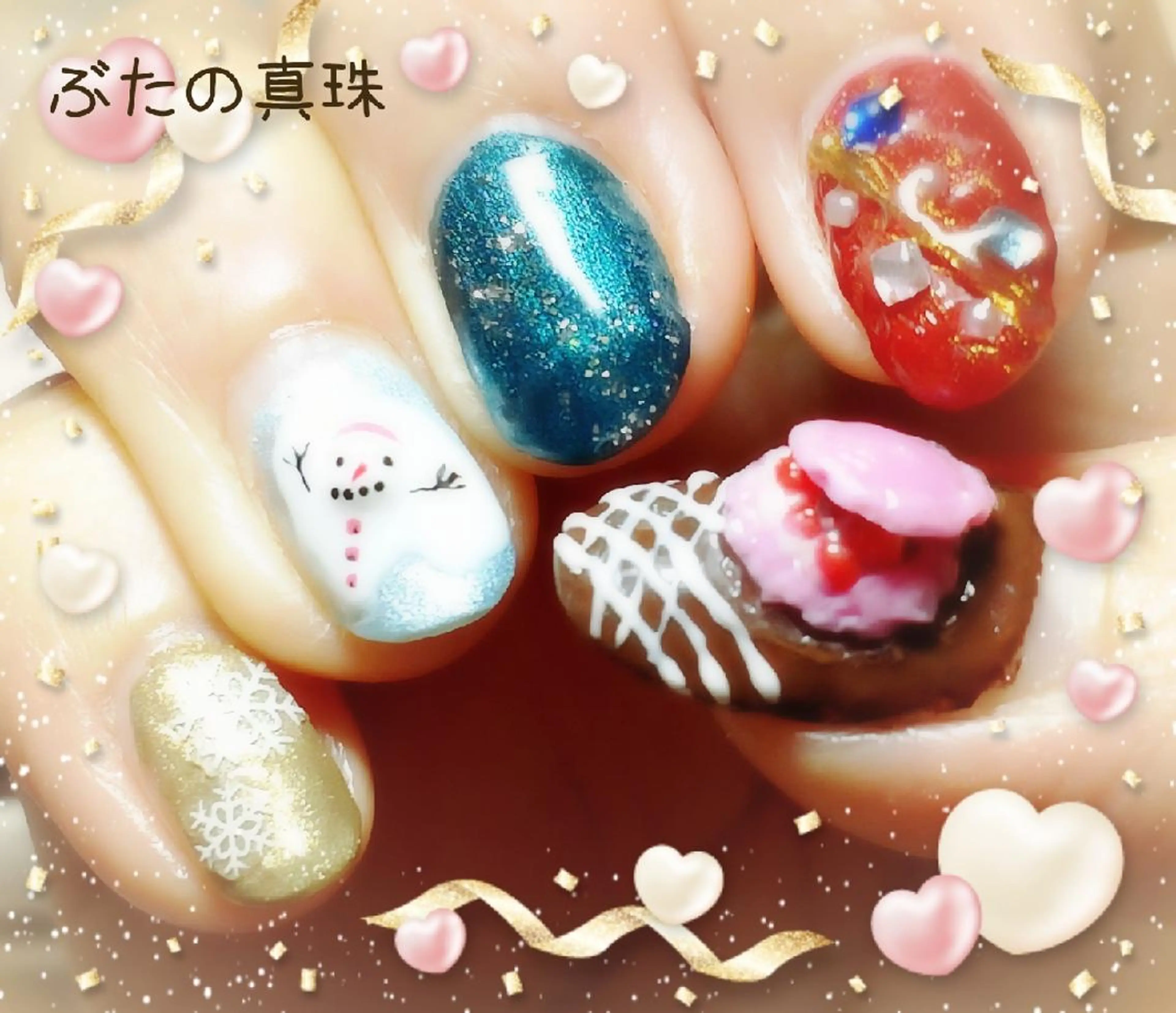 ネイル 林 珠里のネイルデザイン