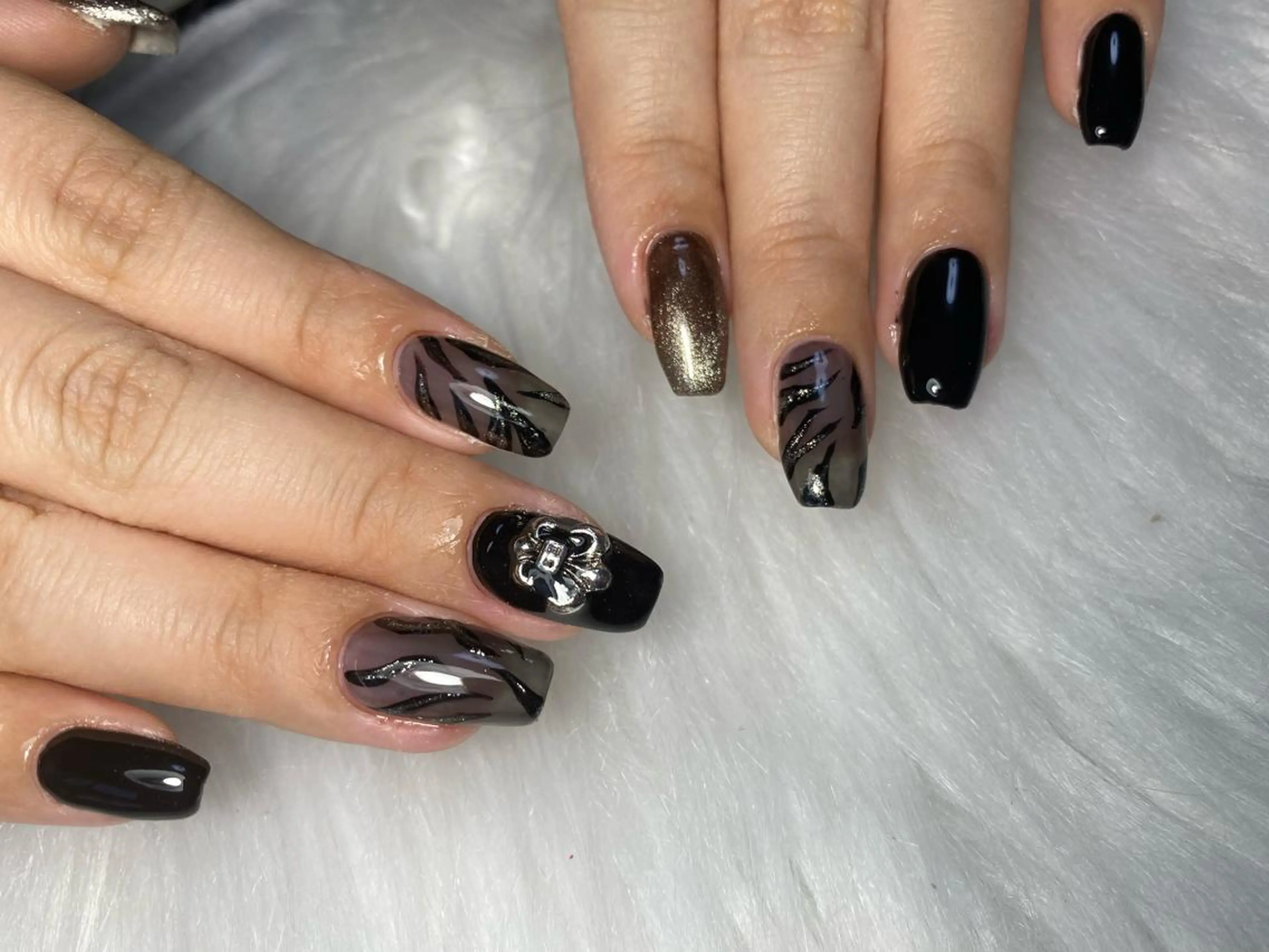 ネイル ハンドネイル Mana‪ ‪·͜· ❤︎‬のネイルデザイン