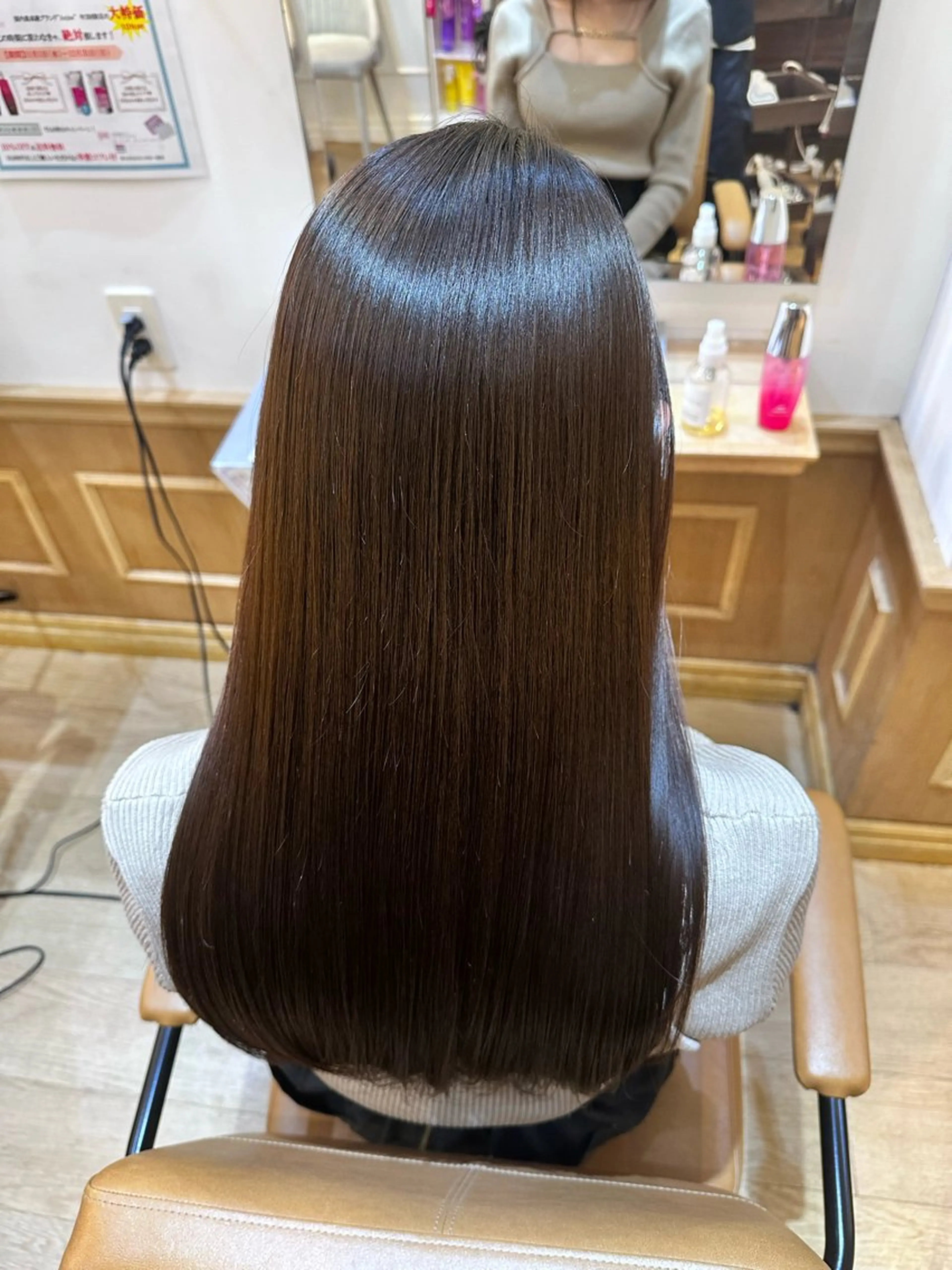 ロング ヘアカラー トリートメント ✨シルクストレート✨ 美髪髪質改善Yukiのヘアスタイル