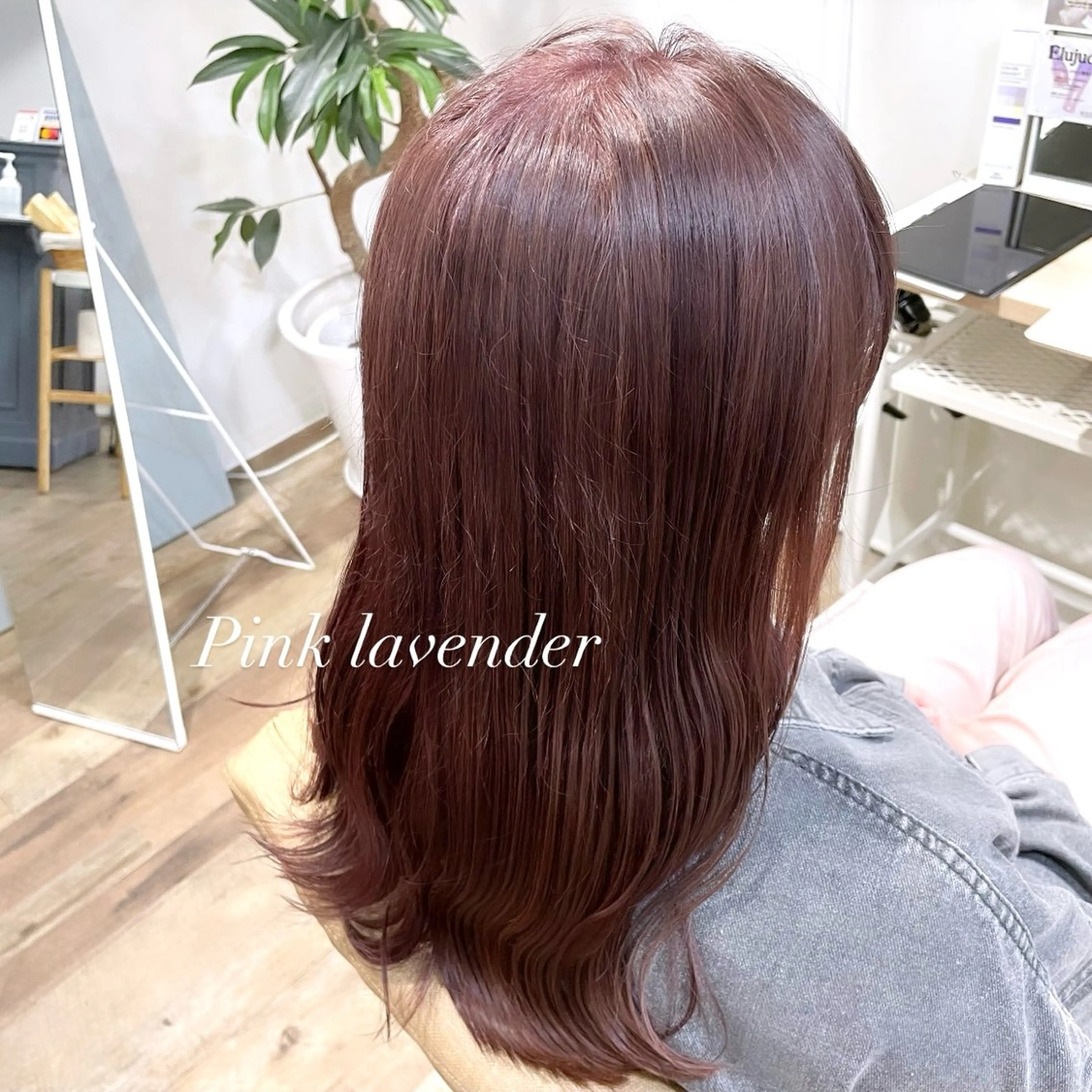 ロング ピンク・ラベンダー/ レイヤー/NANAのヘアスタイル