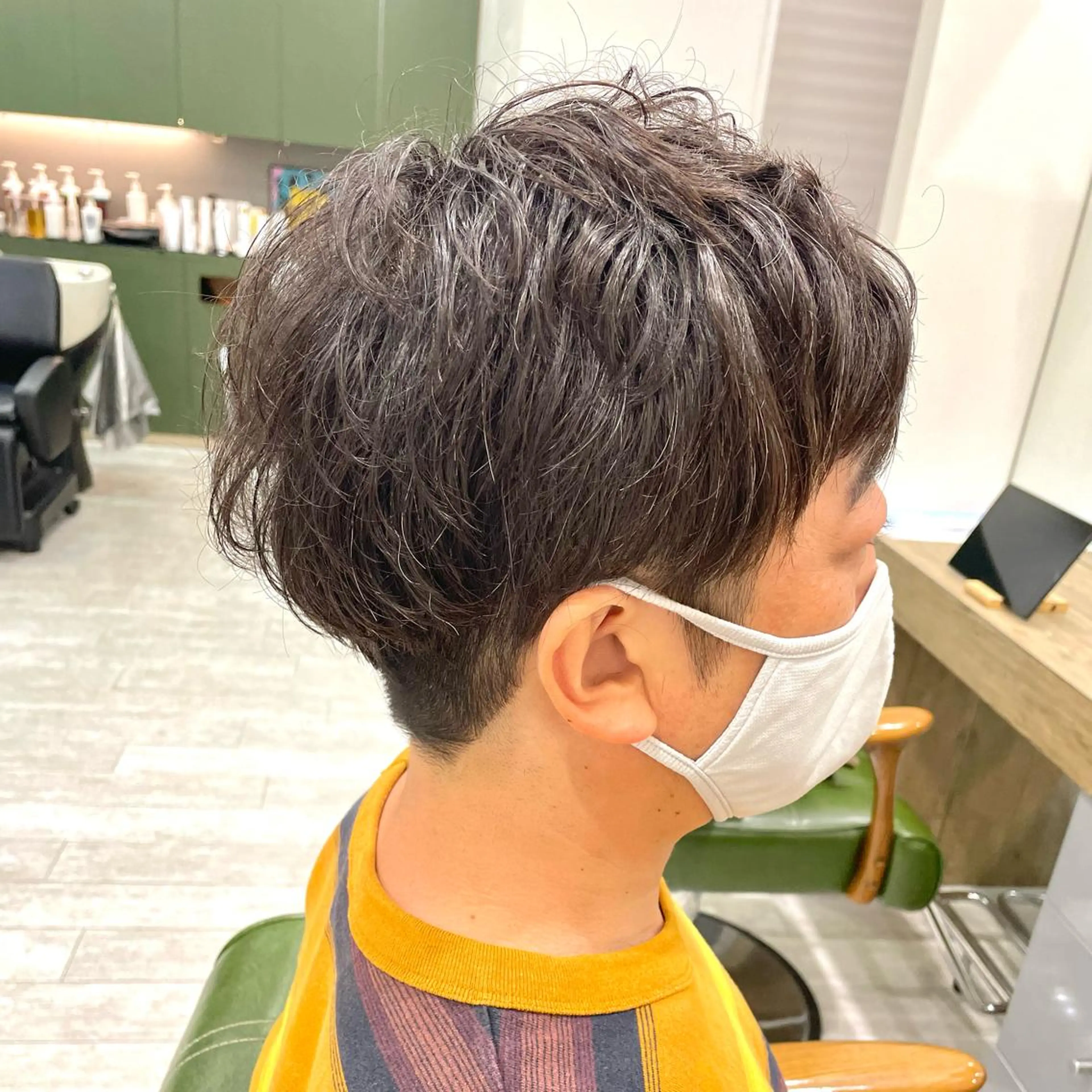 メンズ メンズパーマ カット メンズカット🫧縮毛 矯正　chinamiのヘアスタイル