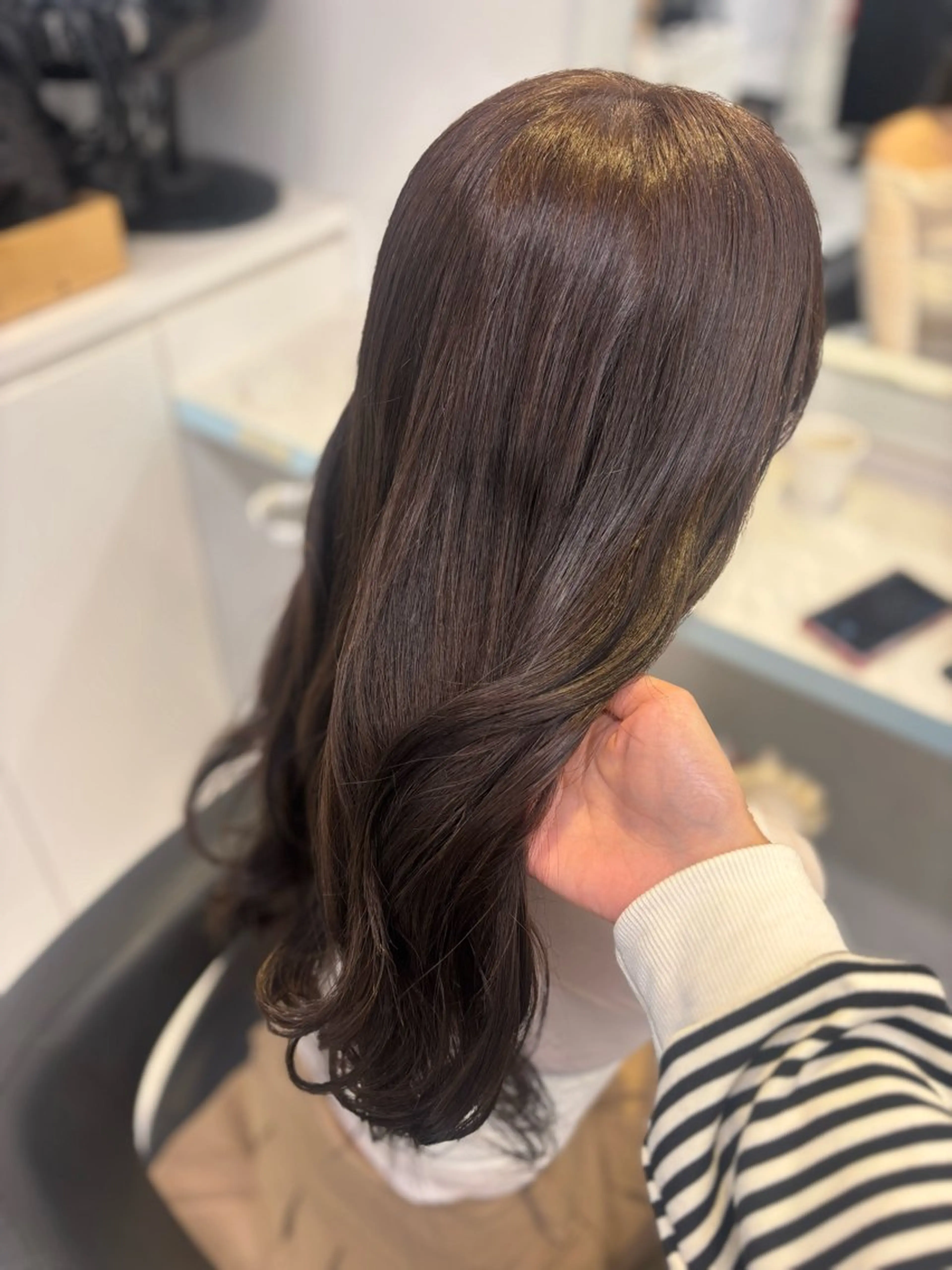 ロング ヘアカラー 似合わせcolor ʀɪɴᴏ🎶🪽のヘアスタイル