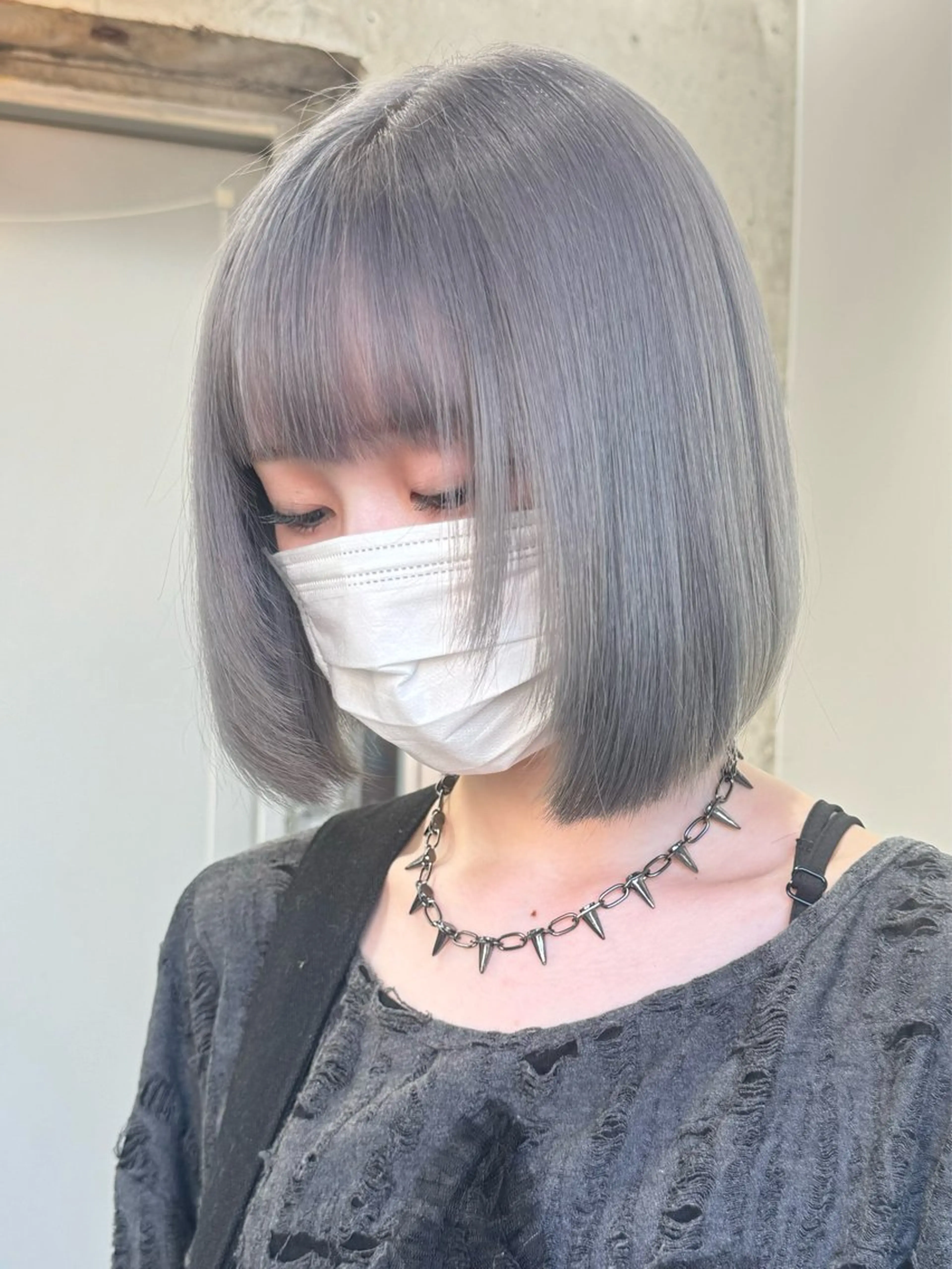 ミディアム アッシュ 【NEWI 天王寺店 】 Fukaのヘアスタイル