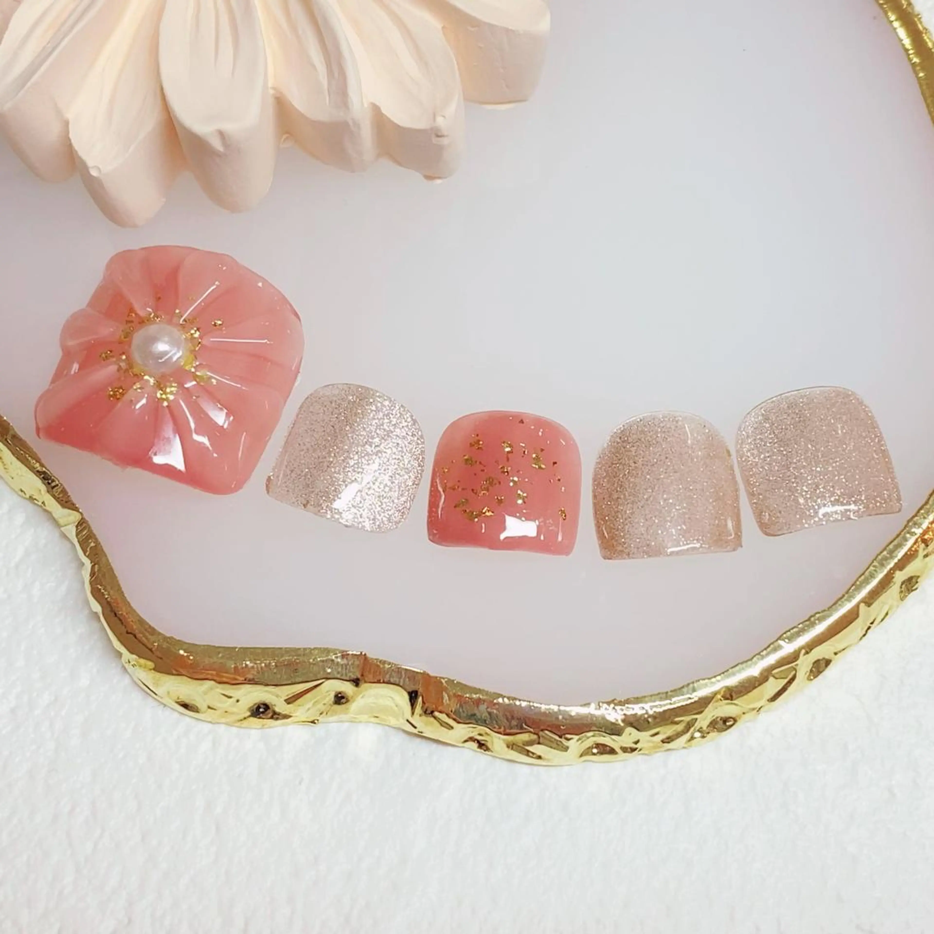 【新規】 オフなし　定額プレミアムデザイン Foot Gel 平日¥9000/土日祝¥9500の写真