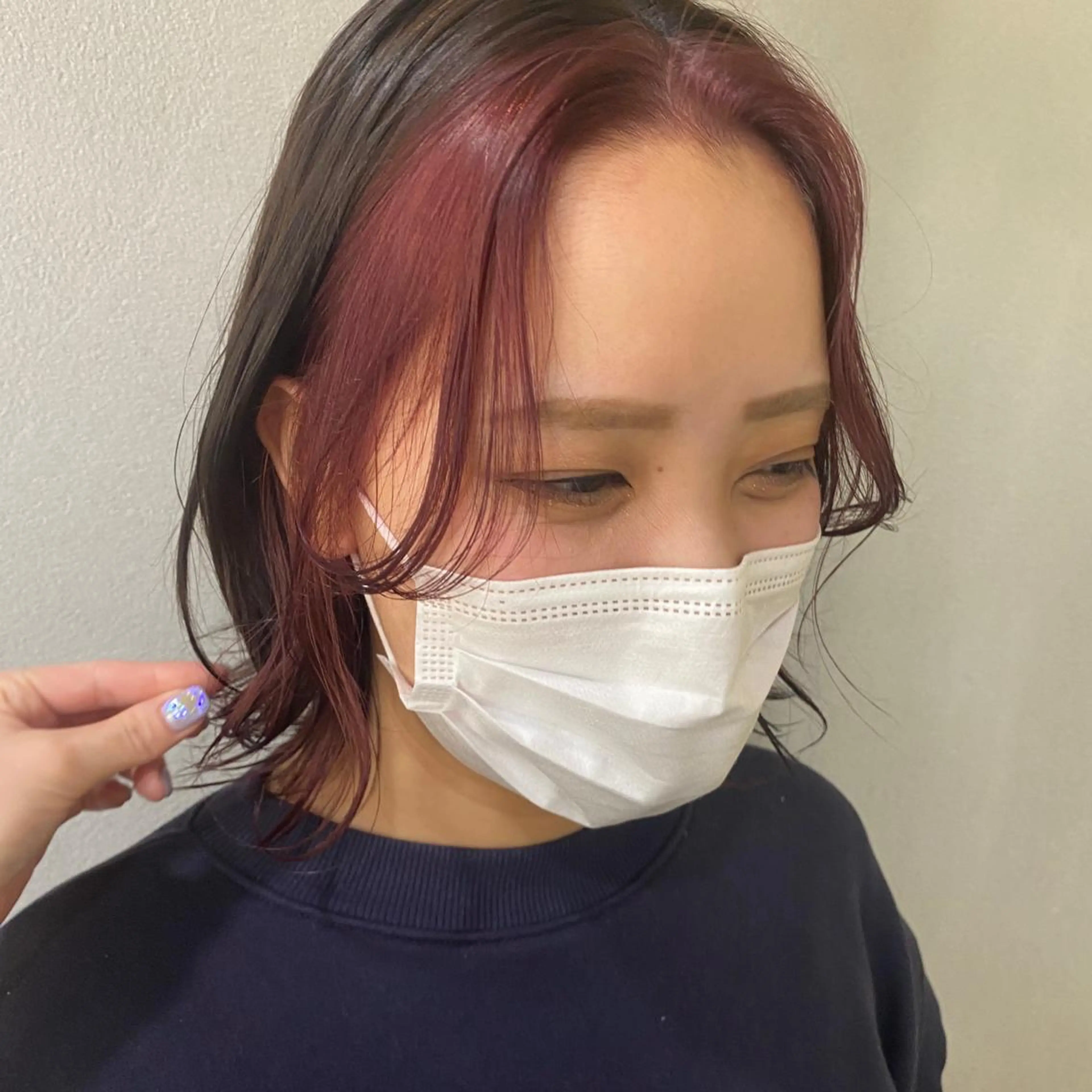 ミディアム カラー 舟橋 りんかのヘアスタイル