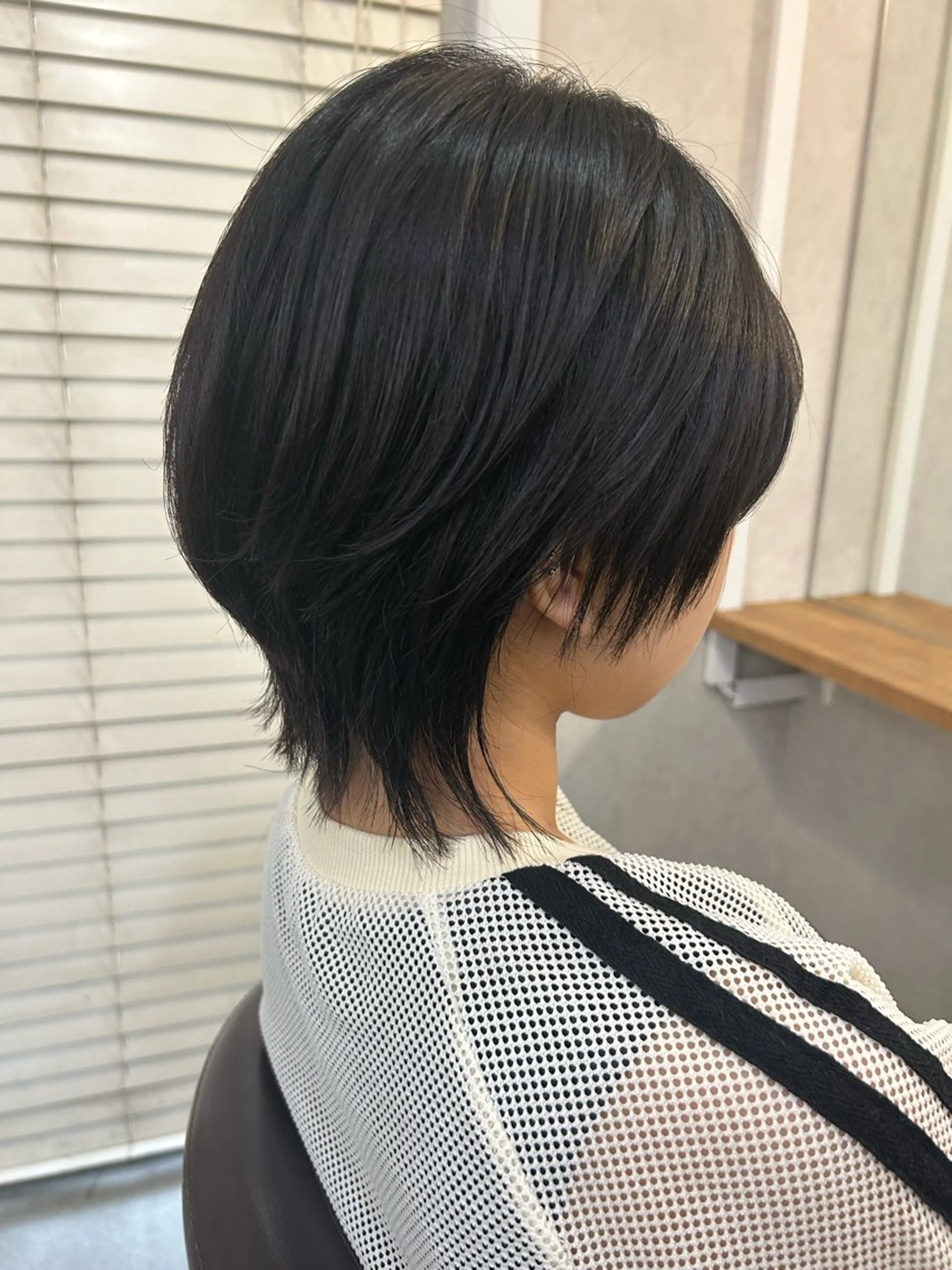 ウルフカット×トリートメントの写真