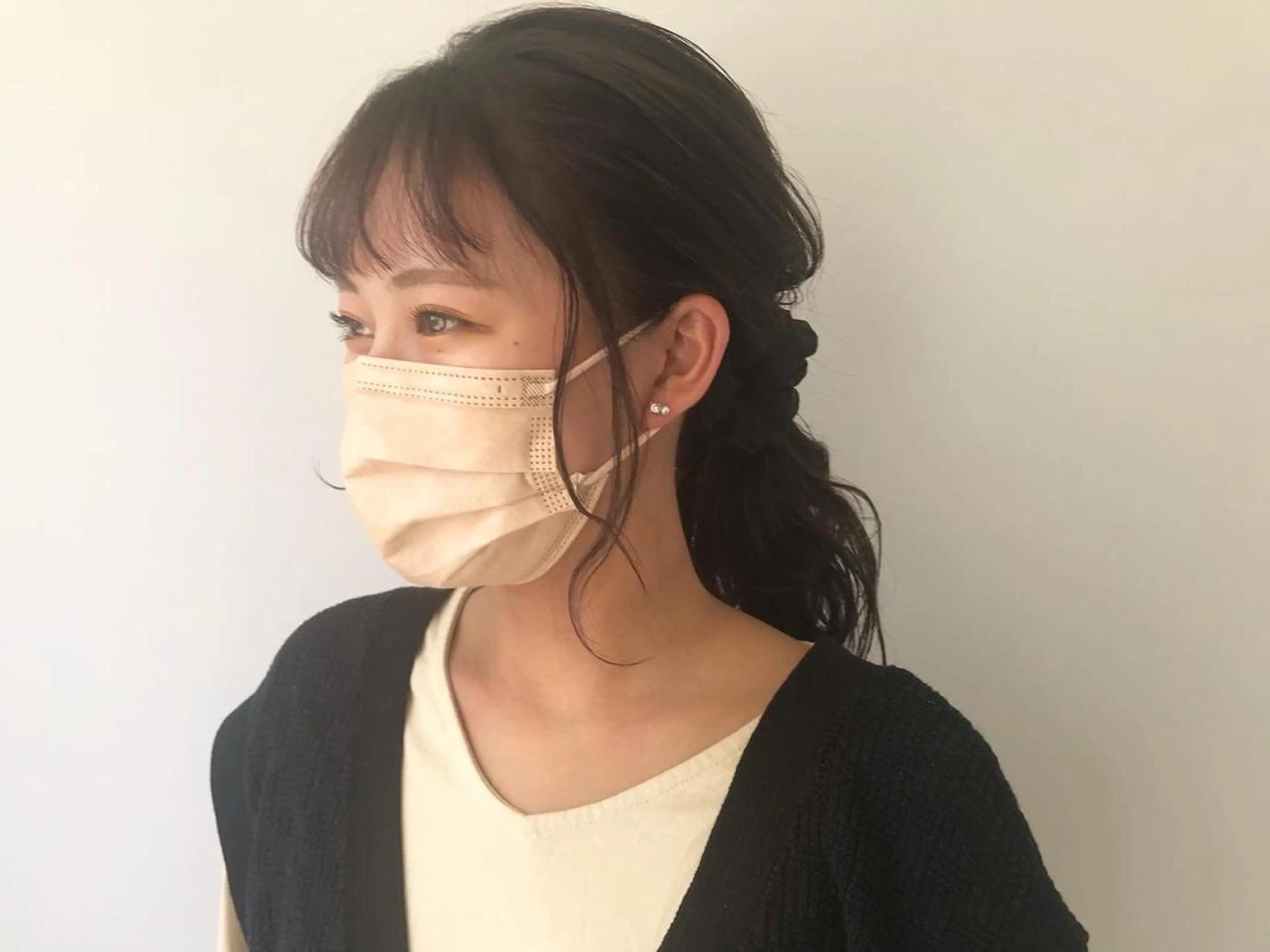 セミロング カラー 原 梢のヘアスタイル