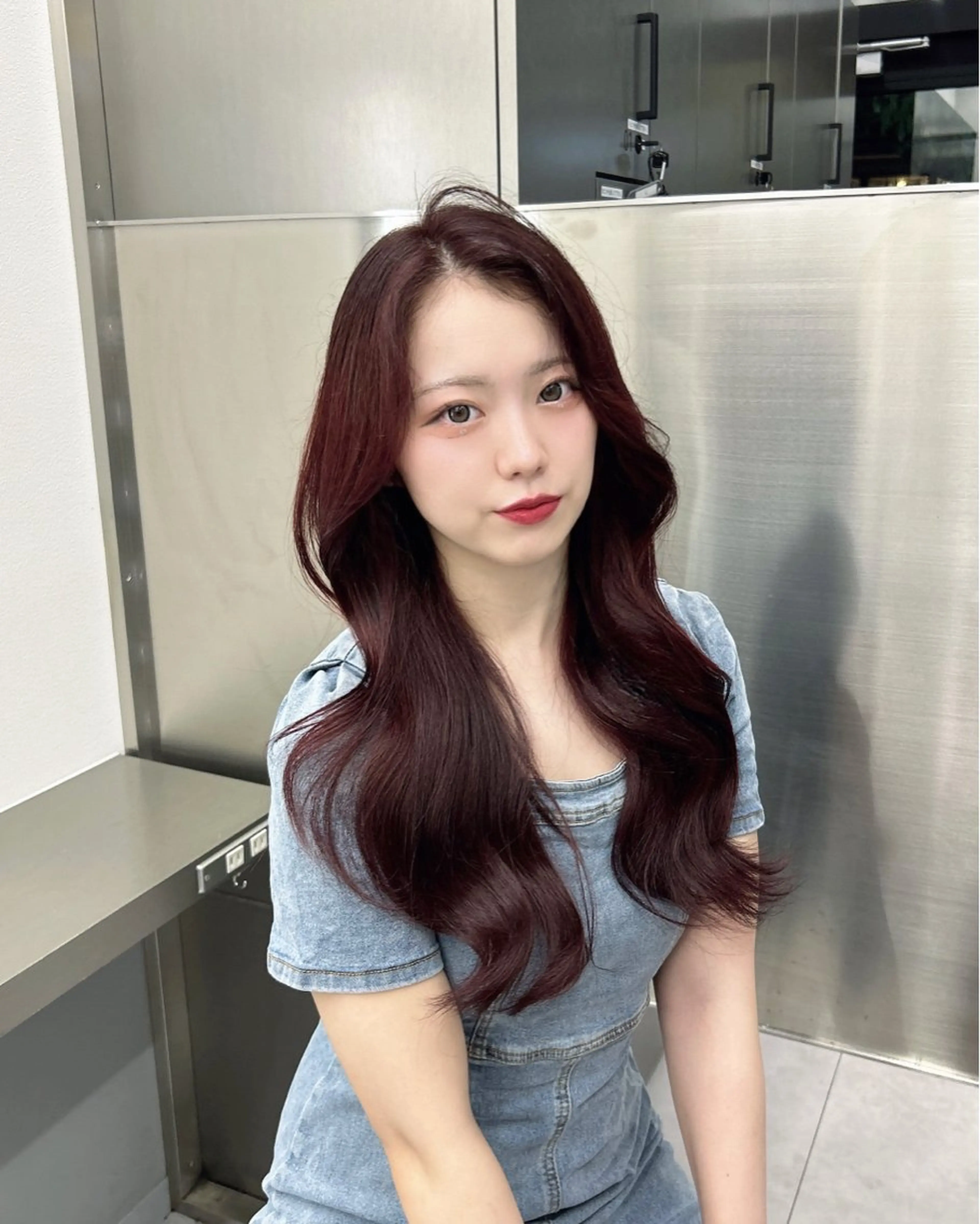 ロング カラー MAEUL NAGOYA所属・⛓ワンホンレイヤー 🥀🖤/あいりのヘアスタイル