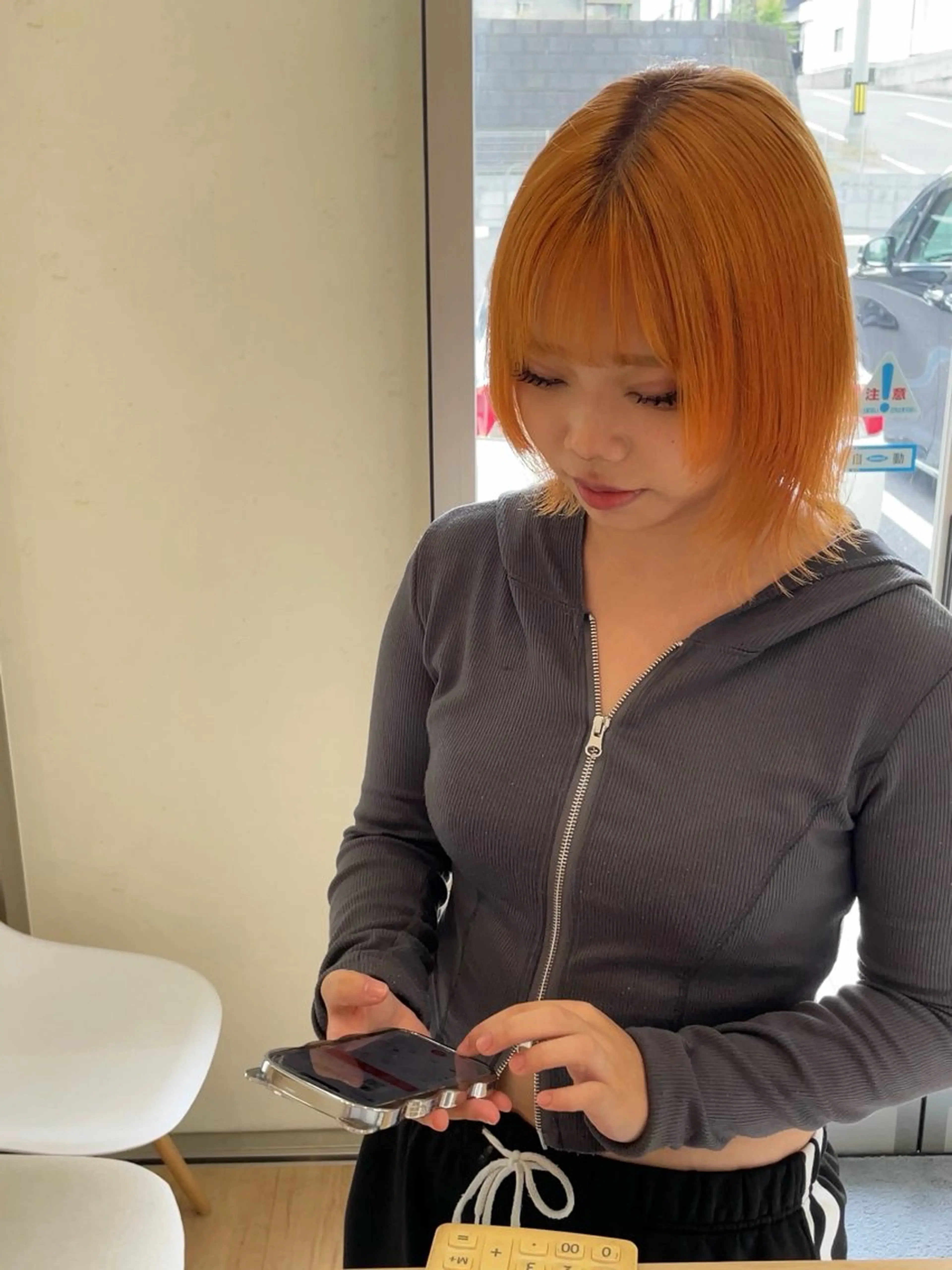 ミディアム ヘアカラー トリートメント 橋本翔 /レイヤーカットのヘアスタイル