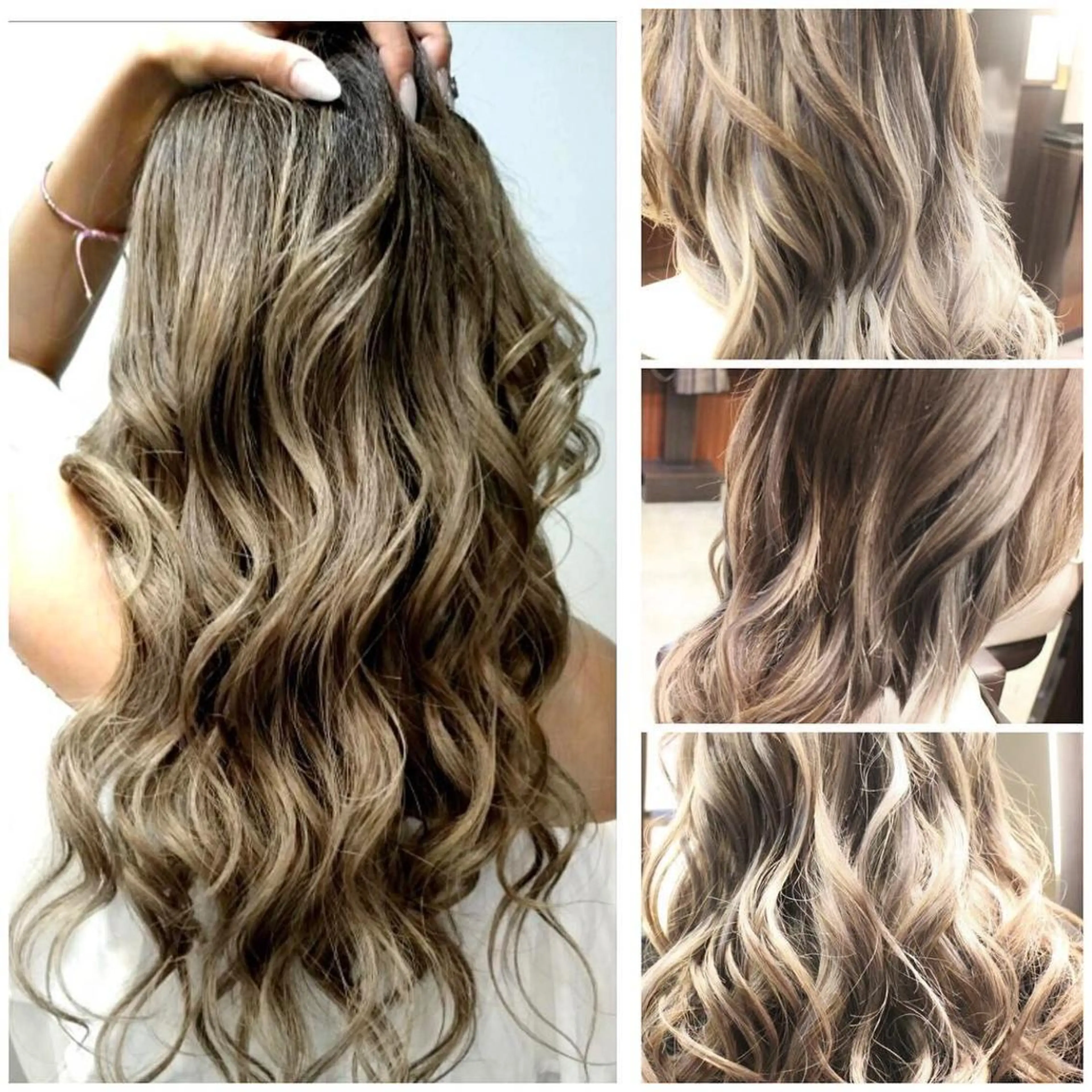 ロング カラー ヘアアレンジ ベージュカラー ブラウンカラー ハイライトカラー メッシュ モカベージュ カット ヘアカラー トリートメント Shelltie Fiel (シェルティフィエル)所属・次世代シールエクステ 錦糸町 小泉 朋之のヘアスタイル