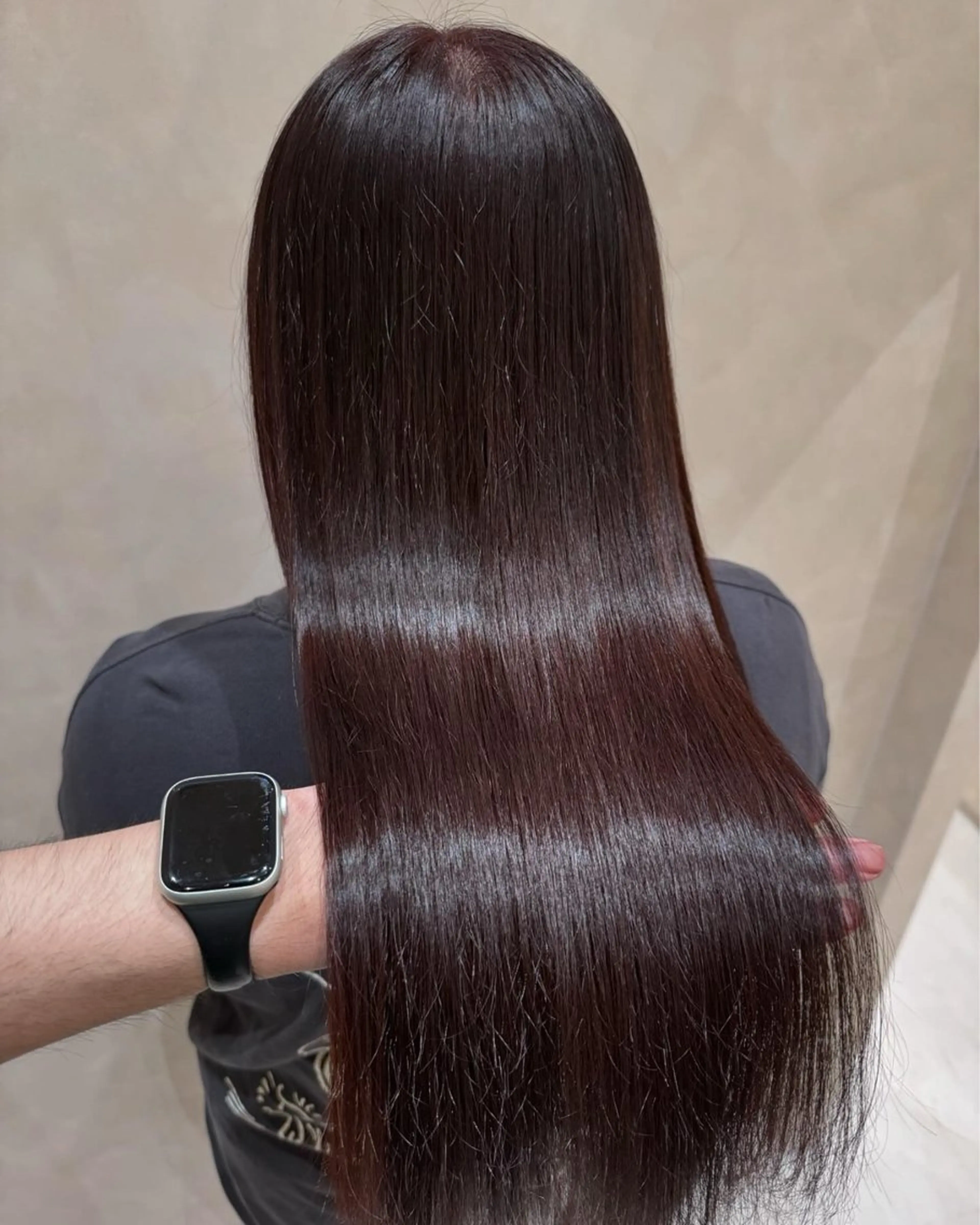 【艶特化】カット＋ケアカラー＋超音波TOKIOトリートメント（色持ちUP＆手触り改善。巻いても結んでも可愛い）の写真