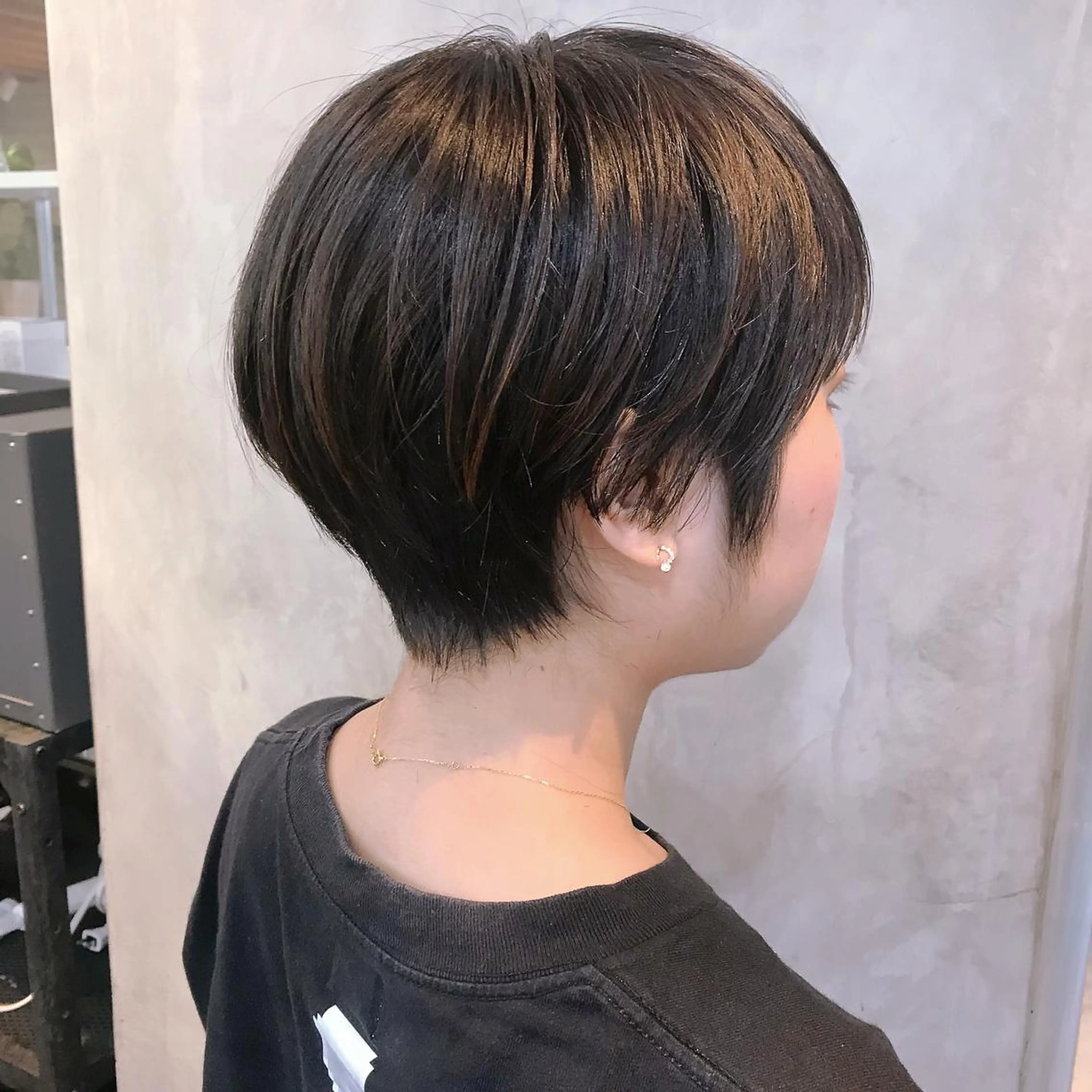 ショート カラー ヘアアレンジ ショートヘア stylist/蛯谷 珠里のヘアスタイル