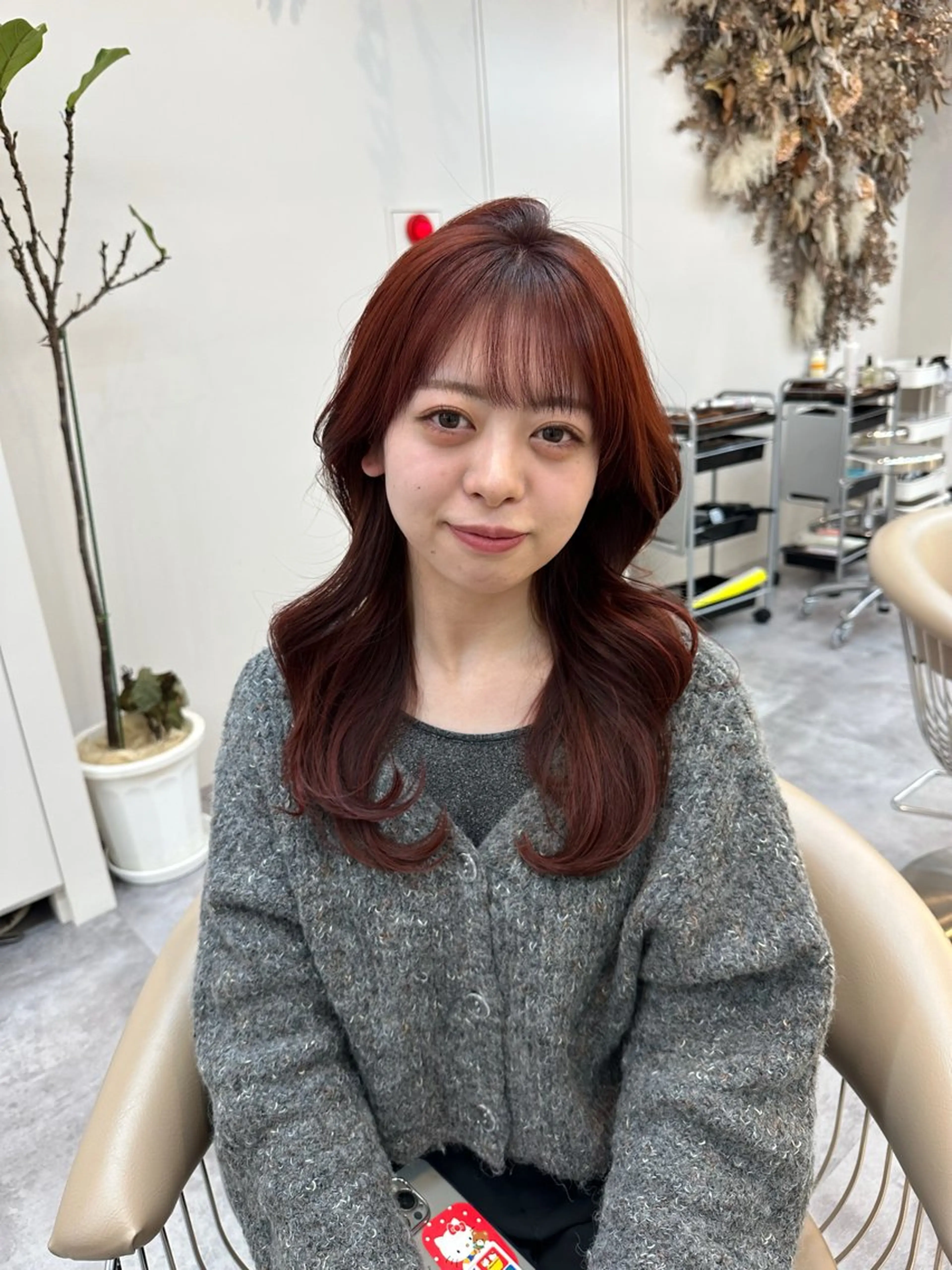 セミロング 髪質改善 韓国風ヘア レイヤーカット カット ヘアカラー 仙台/韓国風レイヤー 髪質改善/佐藤 史弥のヘアスタイル