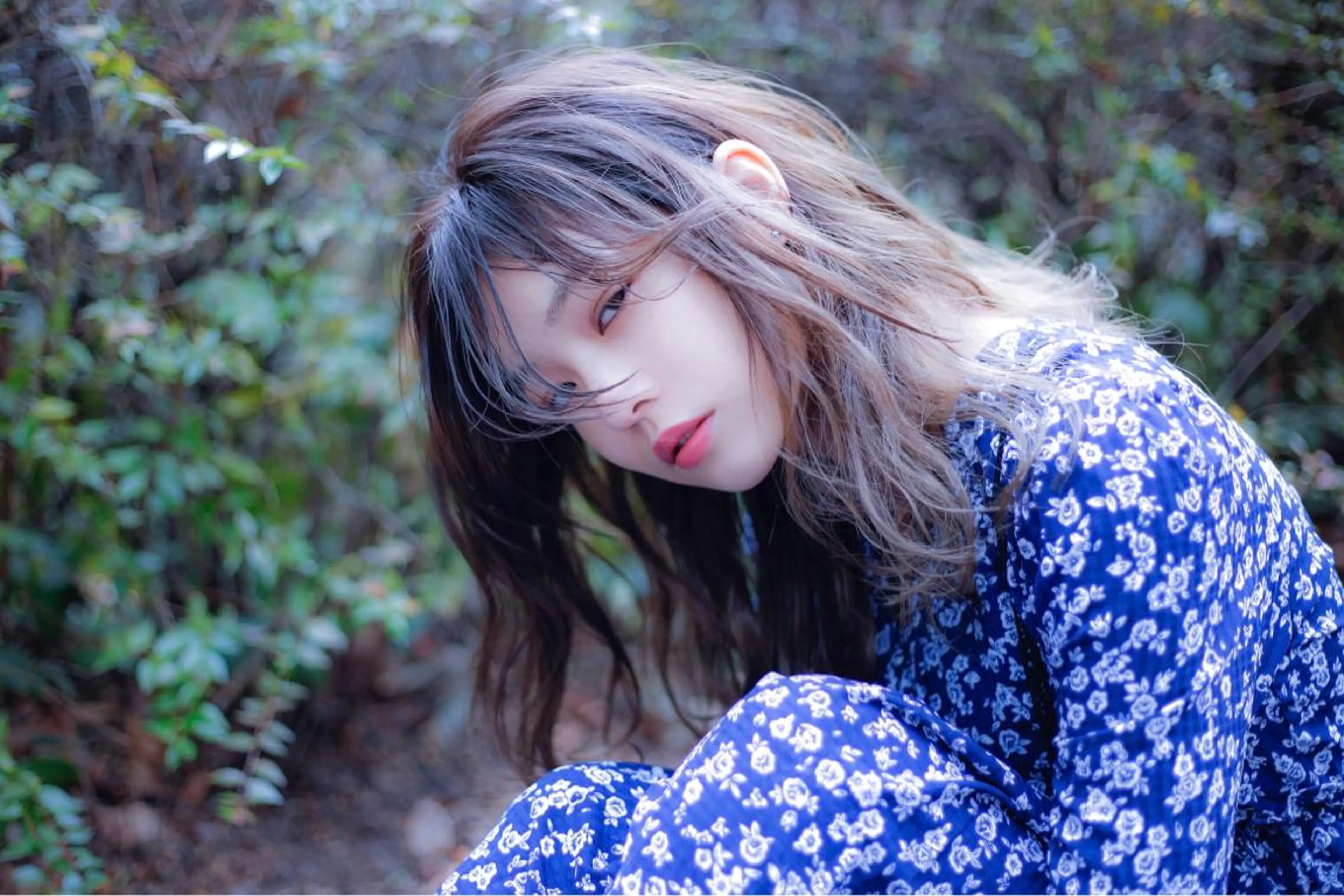 セミロング 永田 崇のヘアスタイル