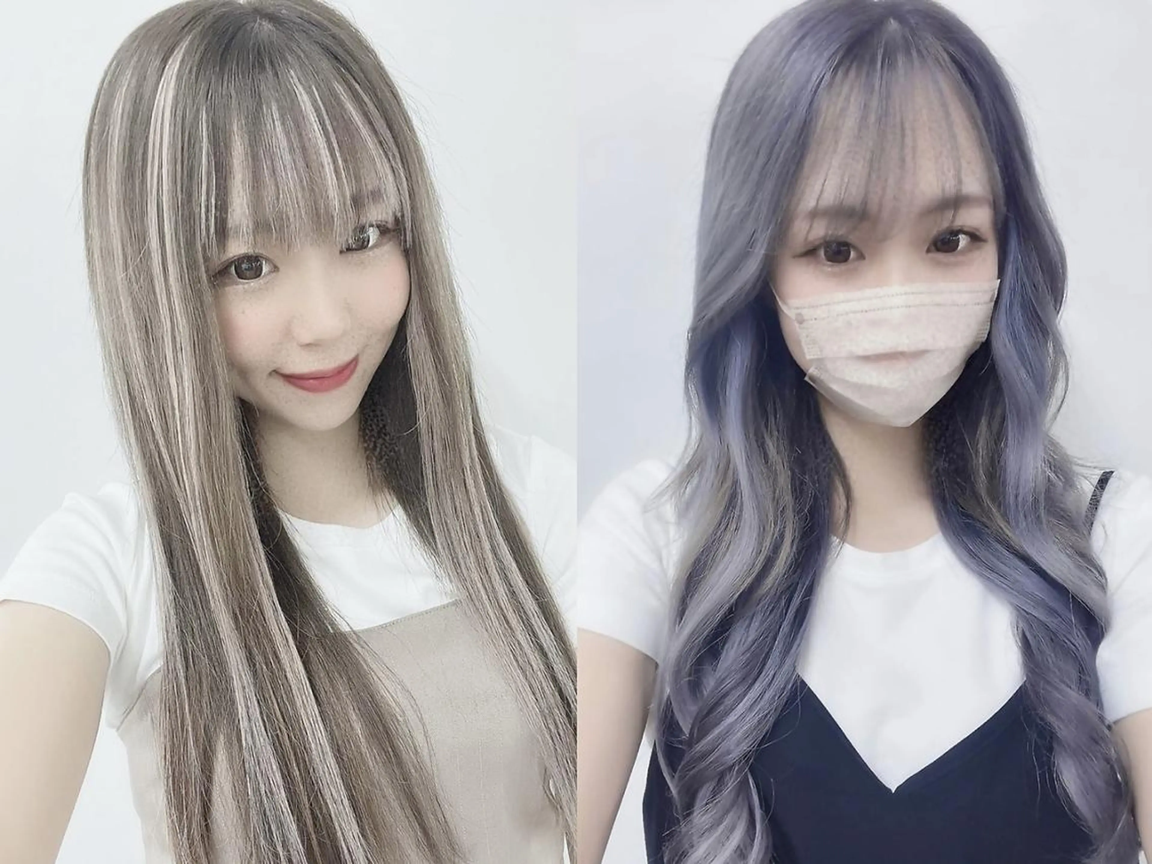 ロング カラー エクステ LuciAのヘアスタイル