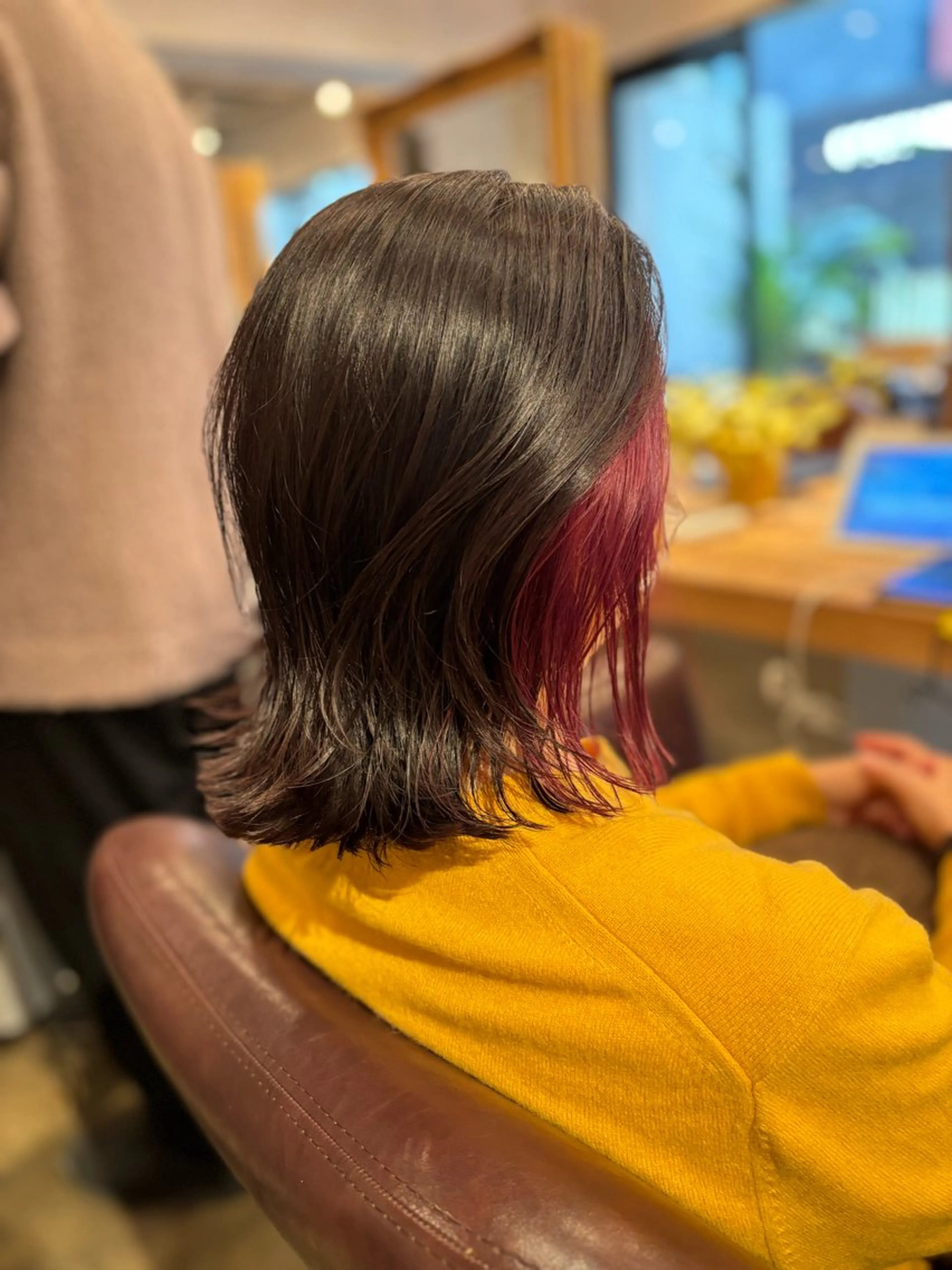 カラー 髪質改善カラー ブラウン🤎YUMEのヘアスタイル