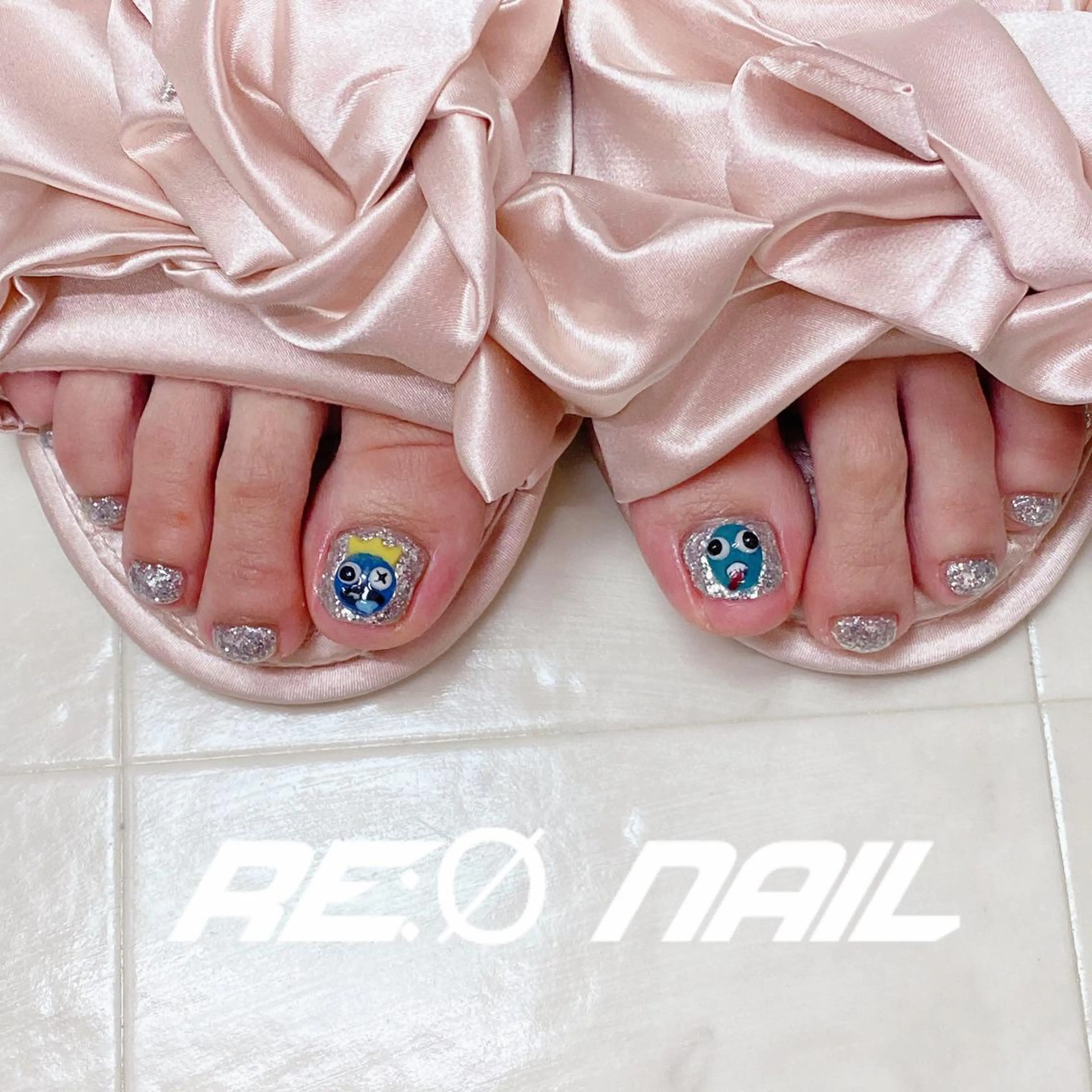 ネイル フットネイル Re:Ø nail 🩵TSUJIのネイルデザイン
