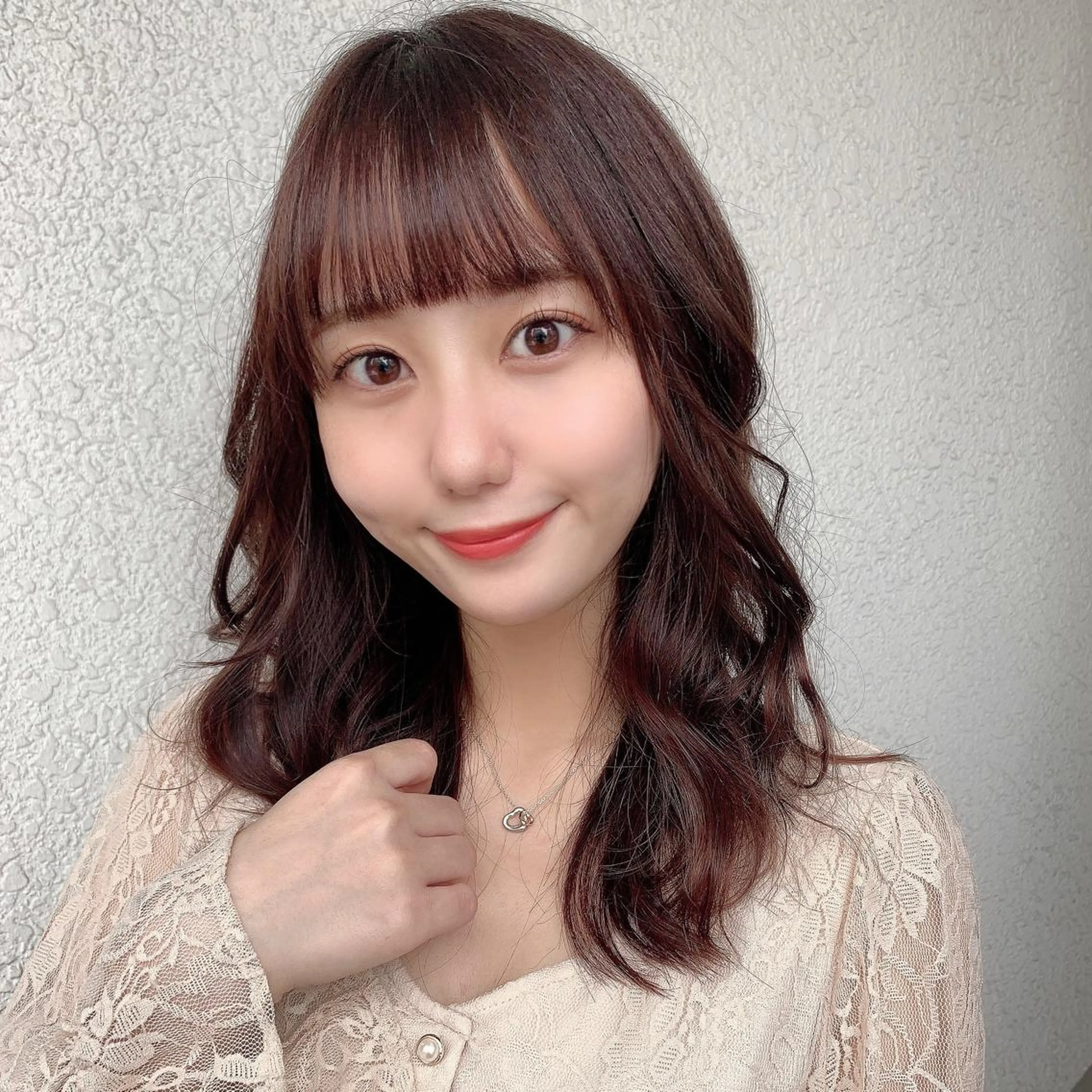 セミロング カラー ✨️美髪矯正×似合わ せ艶カラー✨藤田透のヘアスタイル