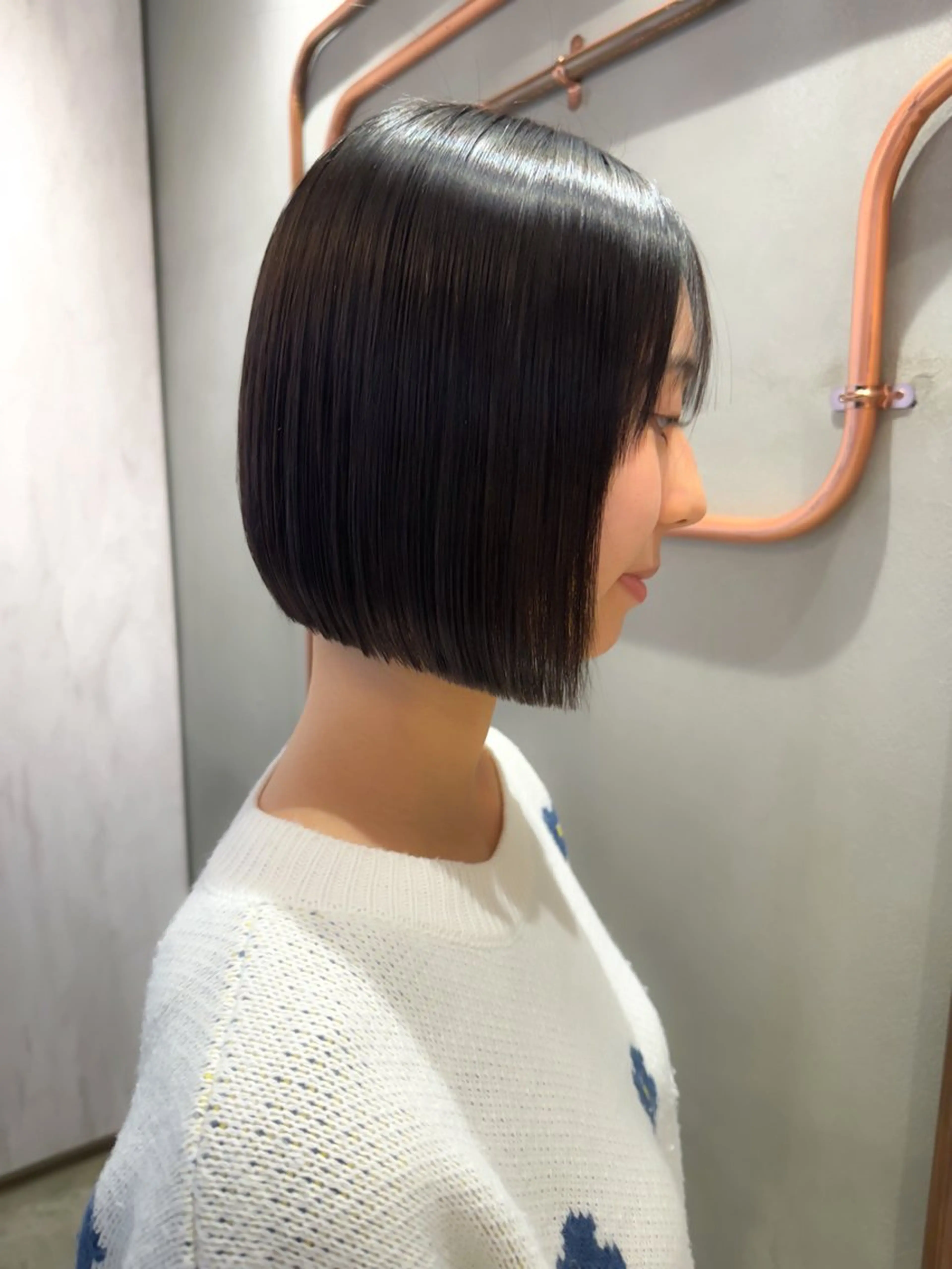 ショート カット ヘアカラー 縮毛矯正 トリートメント 🌹ボブ/髪質改善 韓国ヘア🌹澤口龍成のヘアスタイル