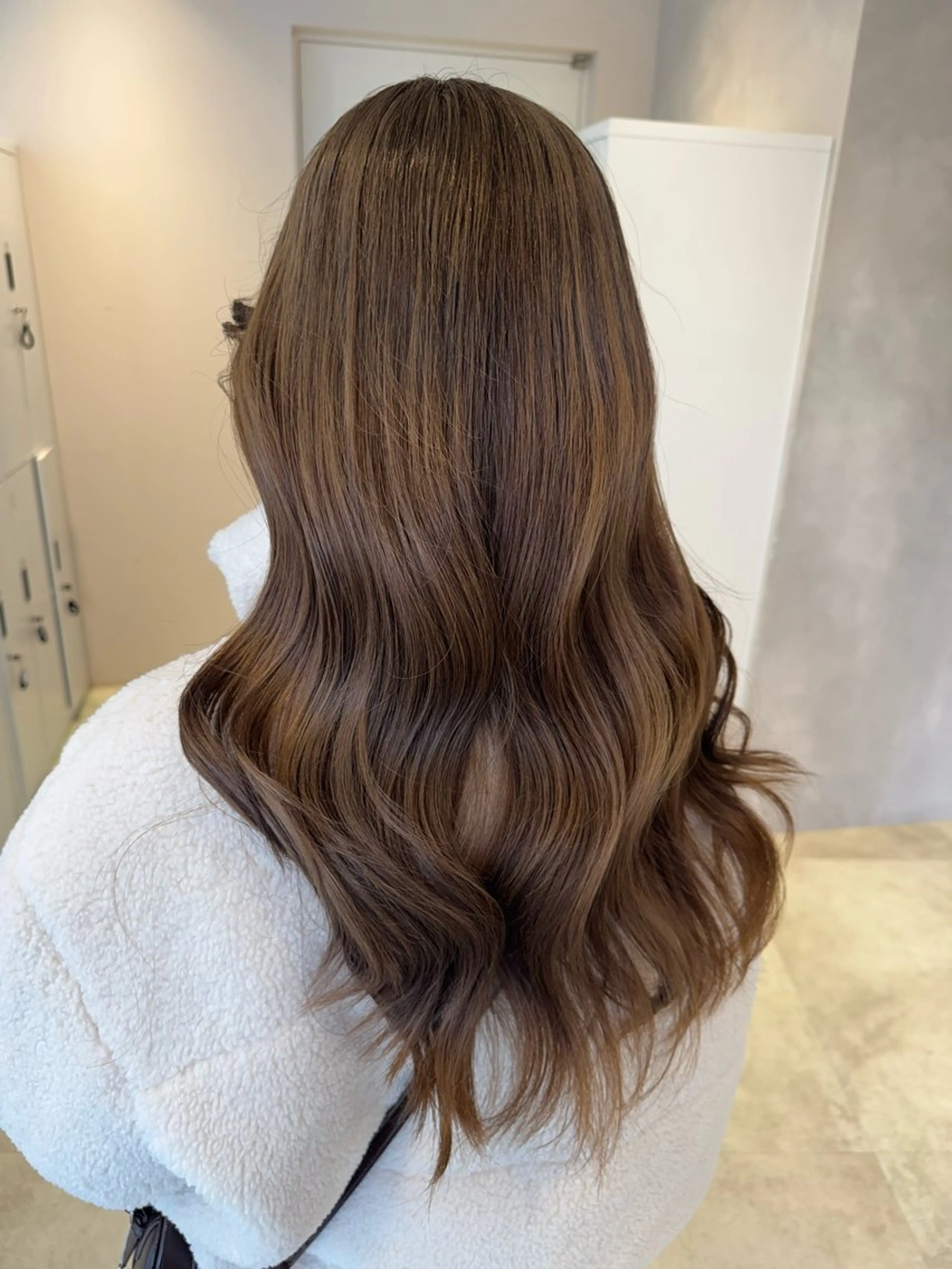 カラー ベージュカラー ブリーチ 透明感カラー 透明感カラー✨艶髪 制作🌱山根あゆみのヘアスタイル