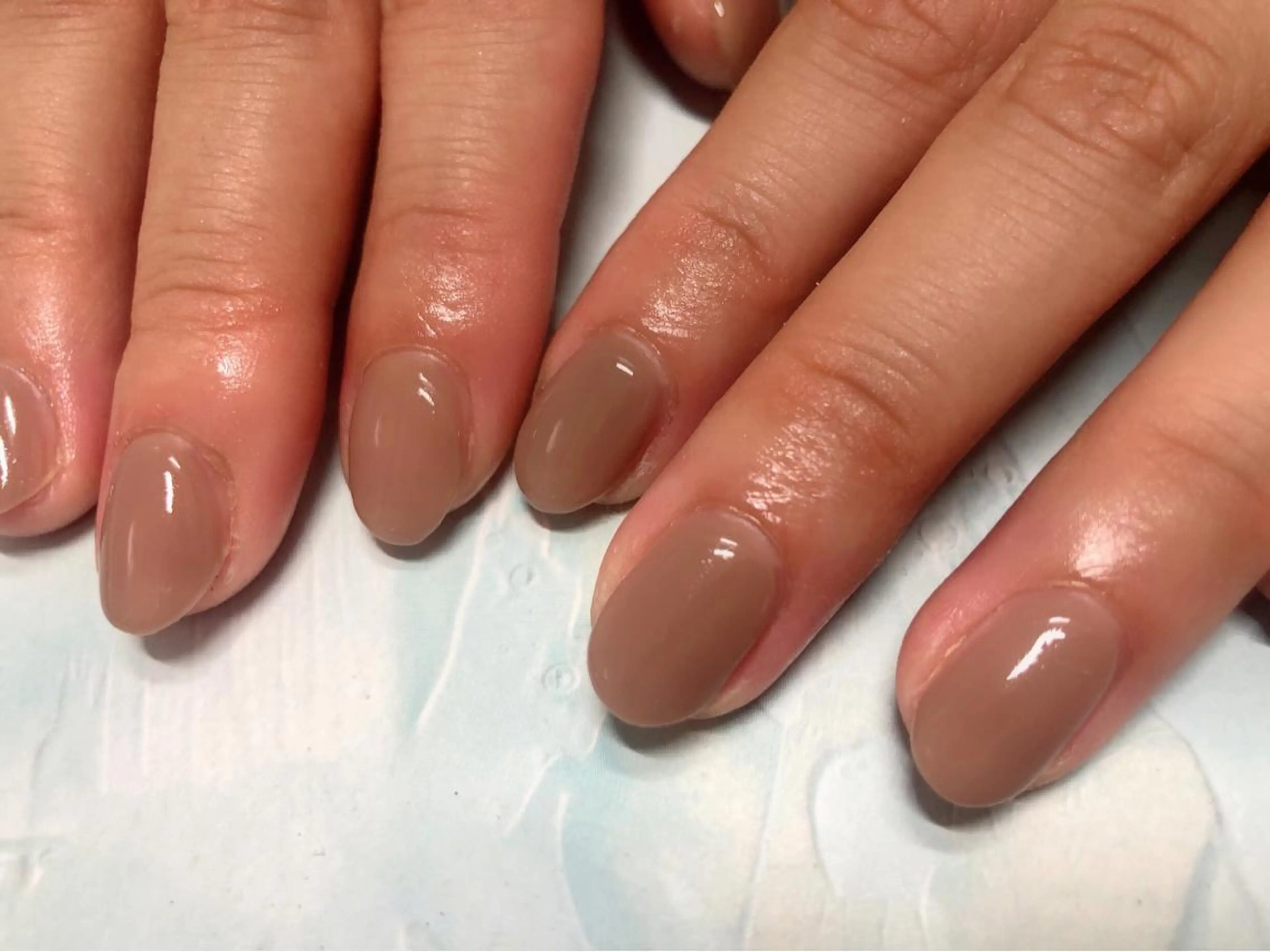ネイル ワンカラーネイル ハンドネイル Mogu nail 二子玉川のネイルデザイン