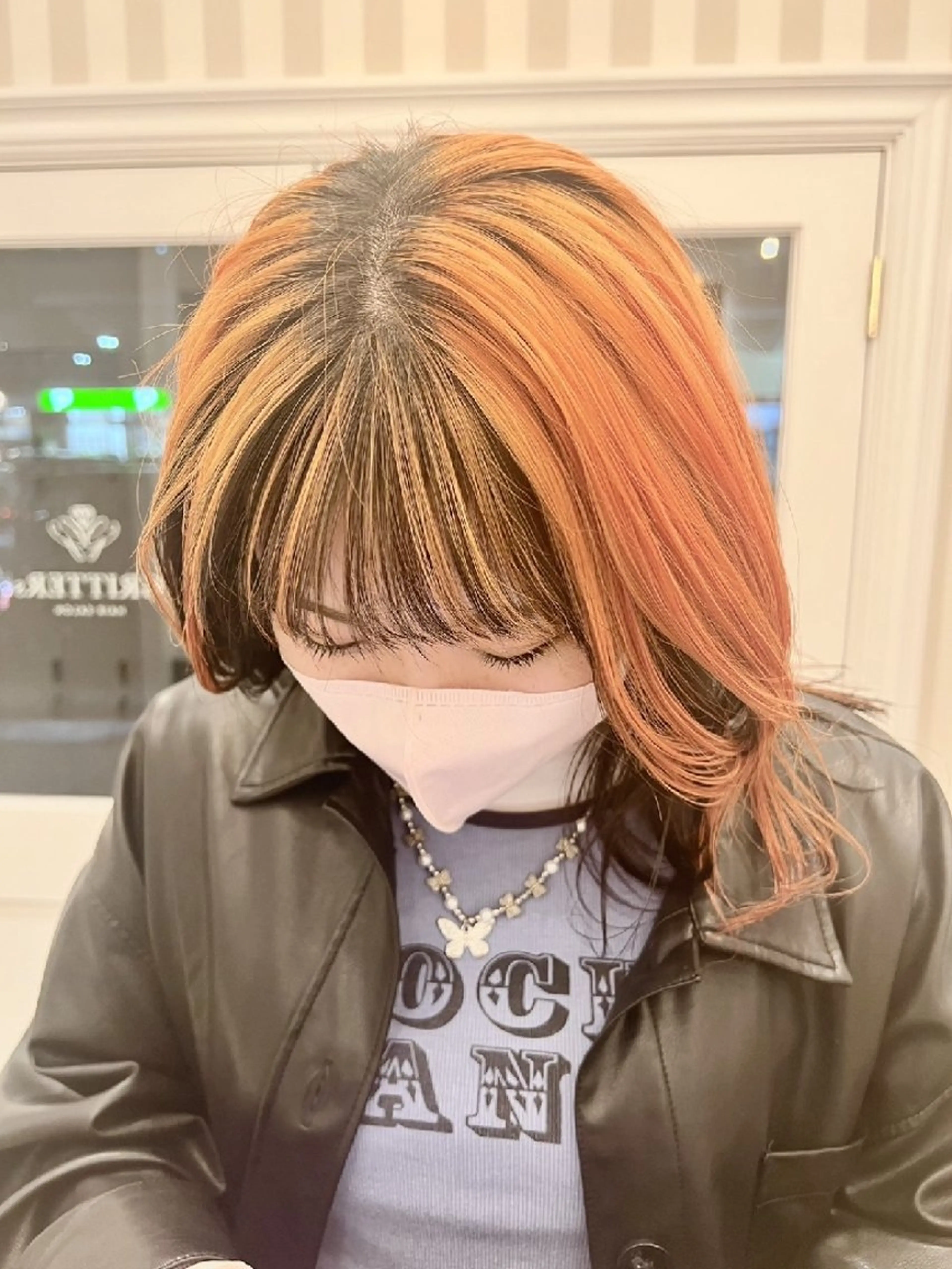 カラー GRITTERs 泉中央店所属・艶髪/小顔レイヤー/ カットモデル泉中央✨のヘアスタイル