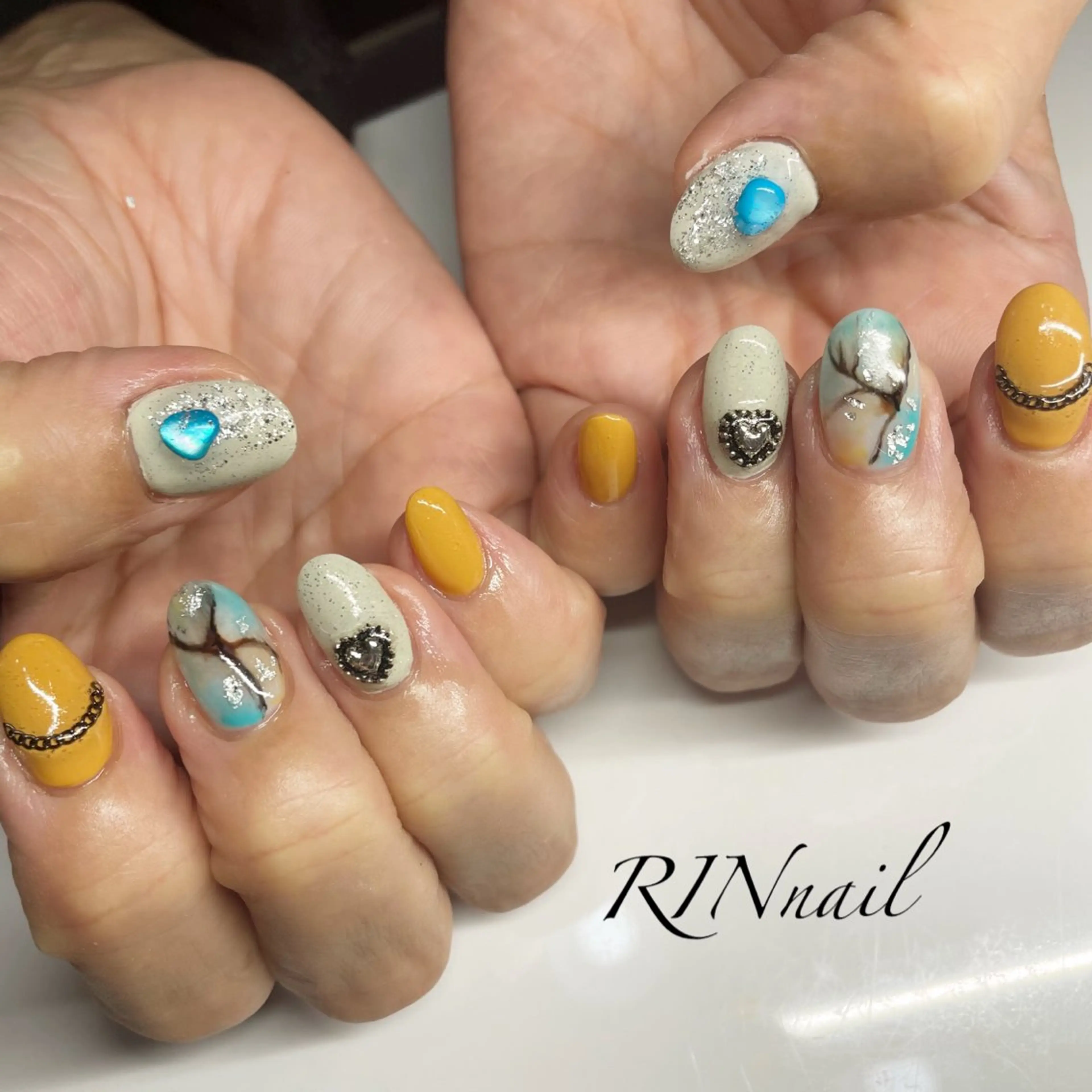 ネイル ハンドネイル ハンドケア RIN HOMEnailのネイルデザイン