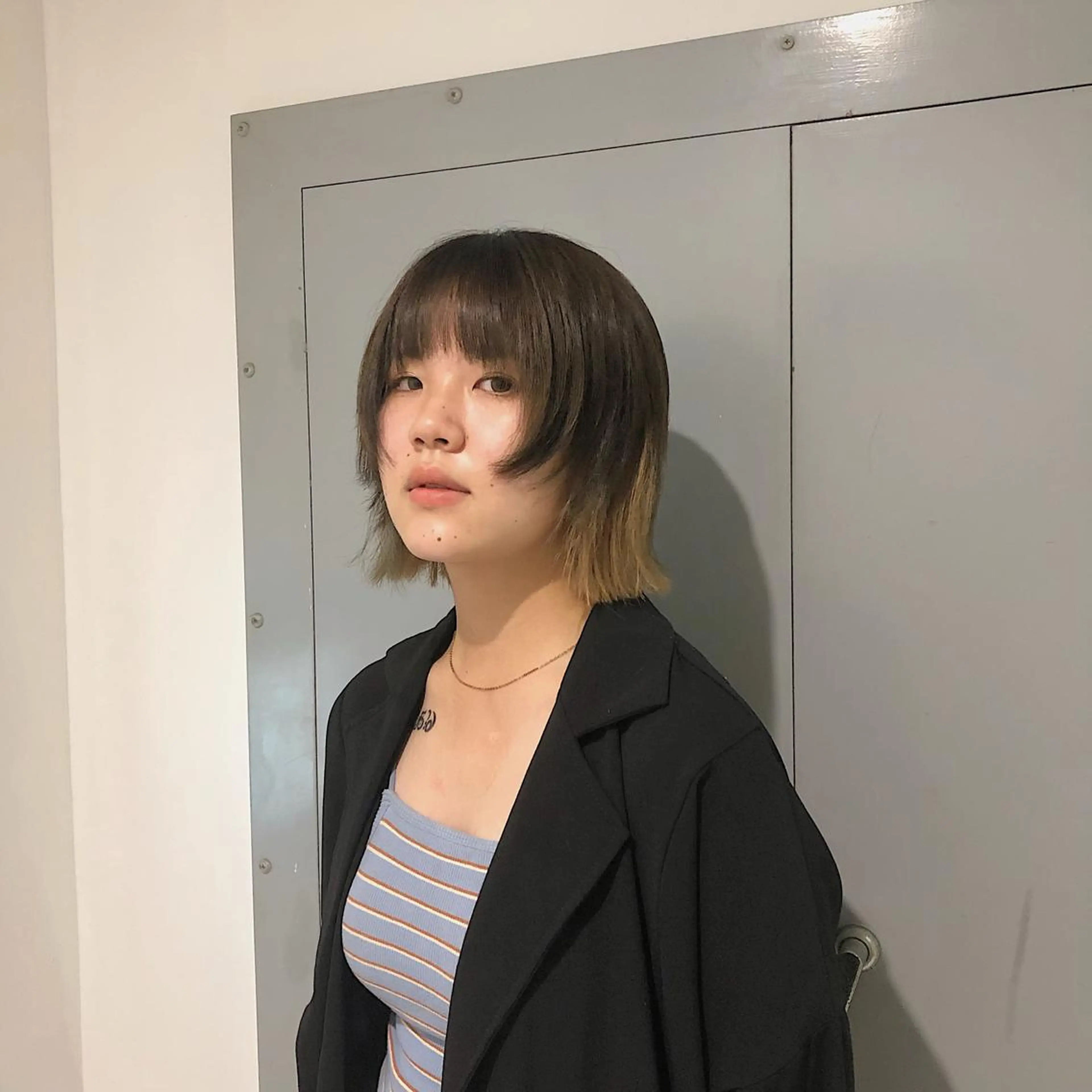 ショート カット トリートメント ウルフ/レイヤー /パーマ/島田陽稀のヘアスタイル