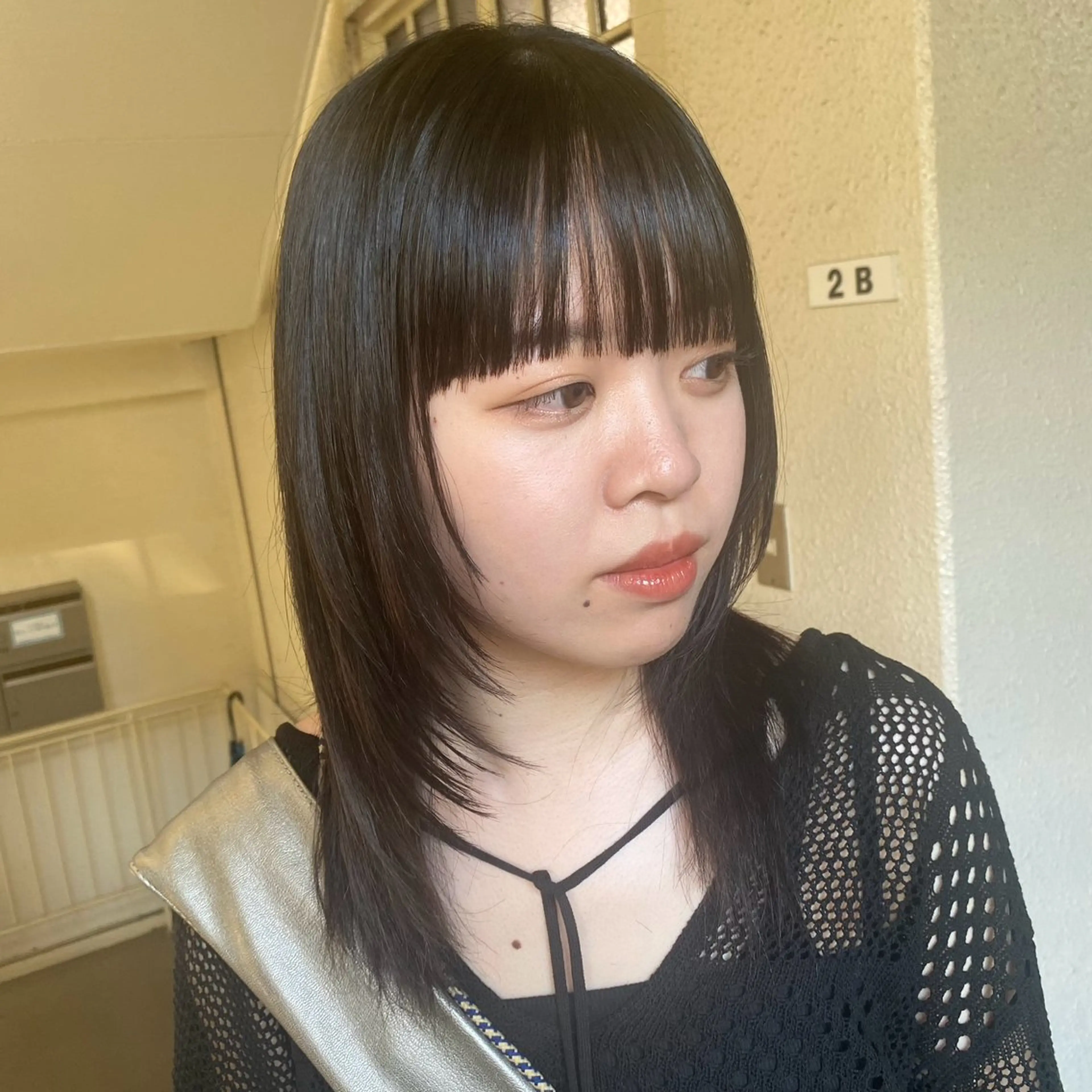 ミディアム カラー ヘアアレンジ 韓国風ヘア レイヤーカット カット トリートメント 🌟🍒ハイトーン 韓国ヘア/ユウミのヘアスタイル