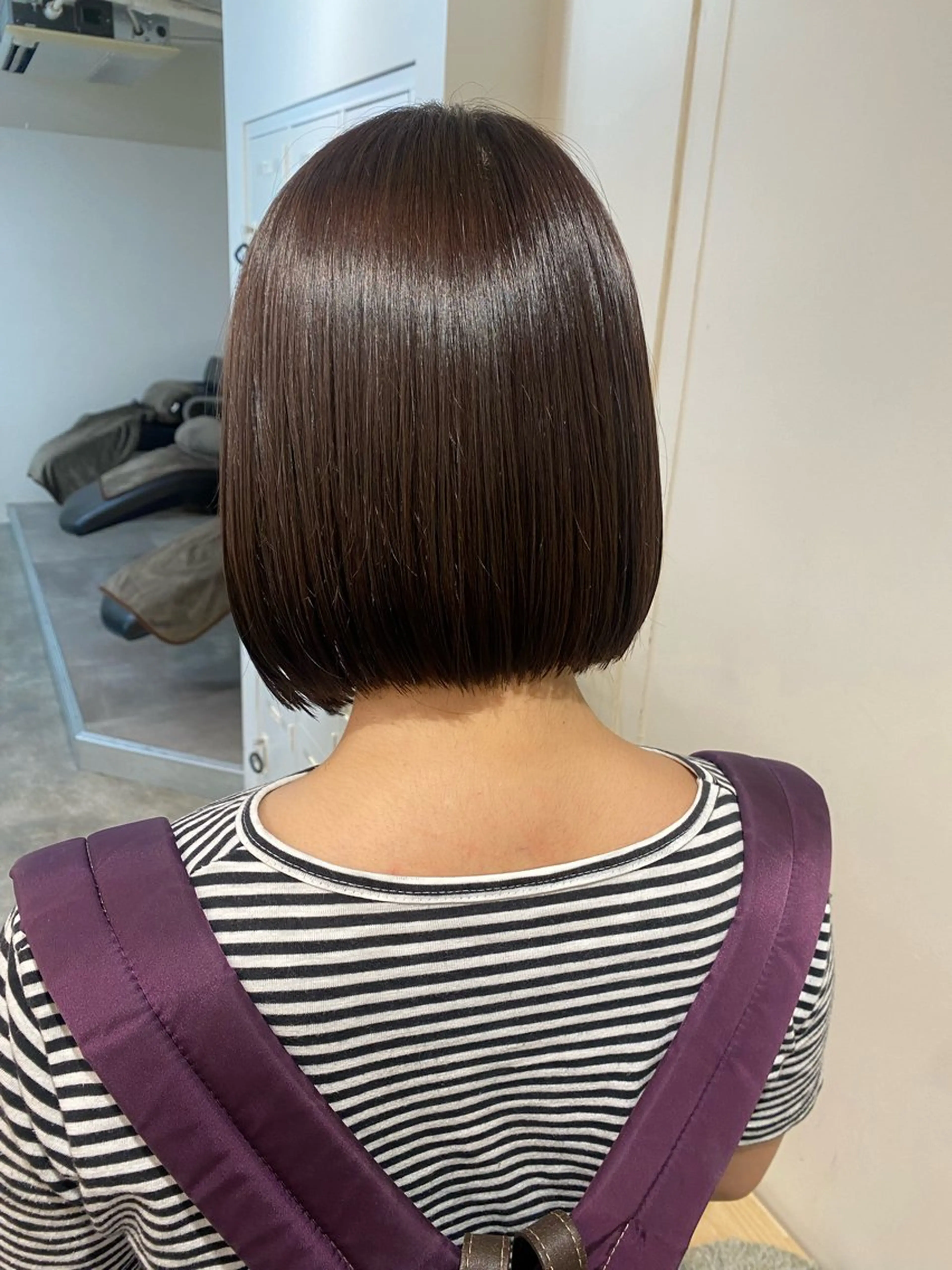 ミディアム カラー ヘアアレンジ ボブ カット ボブ /ニュアンス/ satomi🧸💖のヘアスタイル