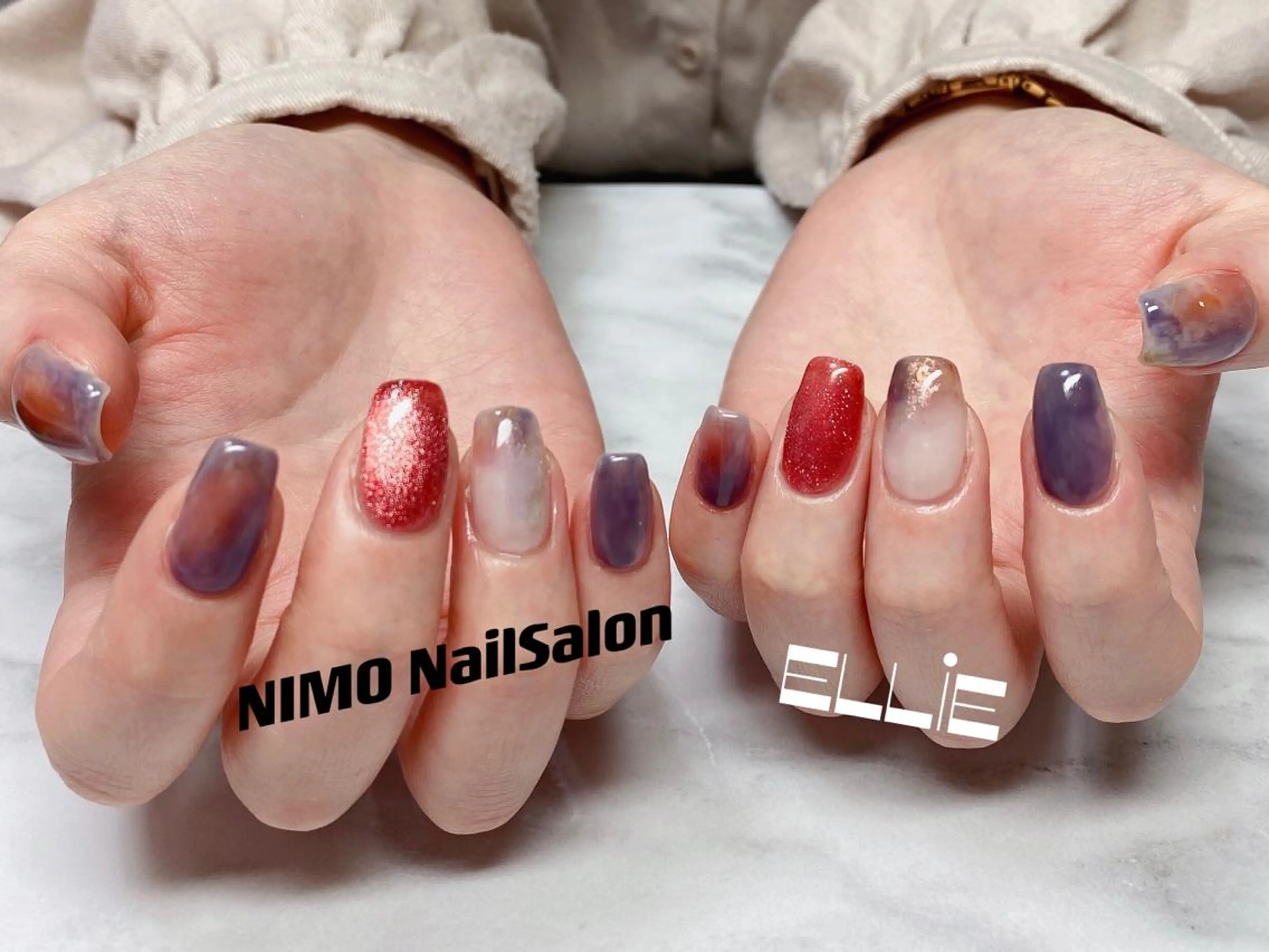 ネイル ハンドネイル ハンドケア ♡Ellie ♡のネイルデザイン