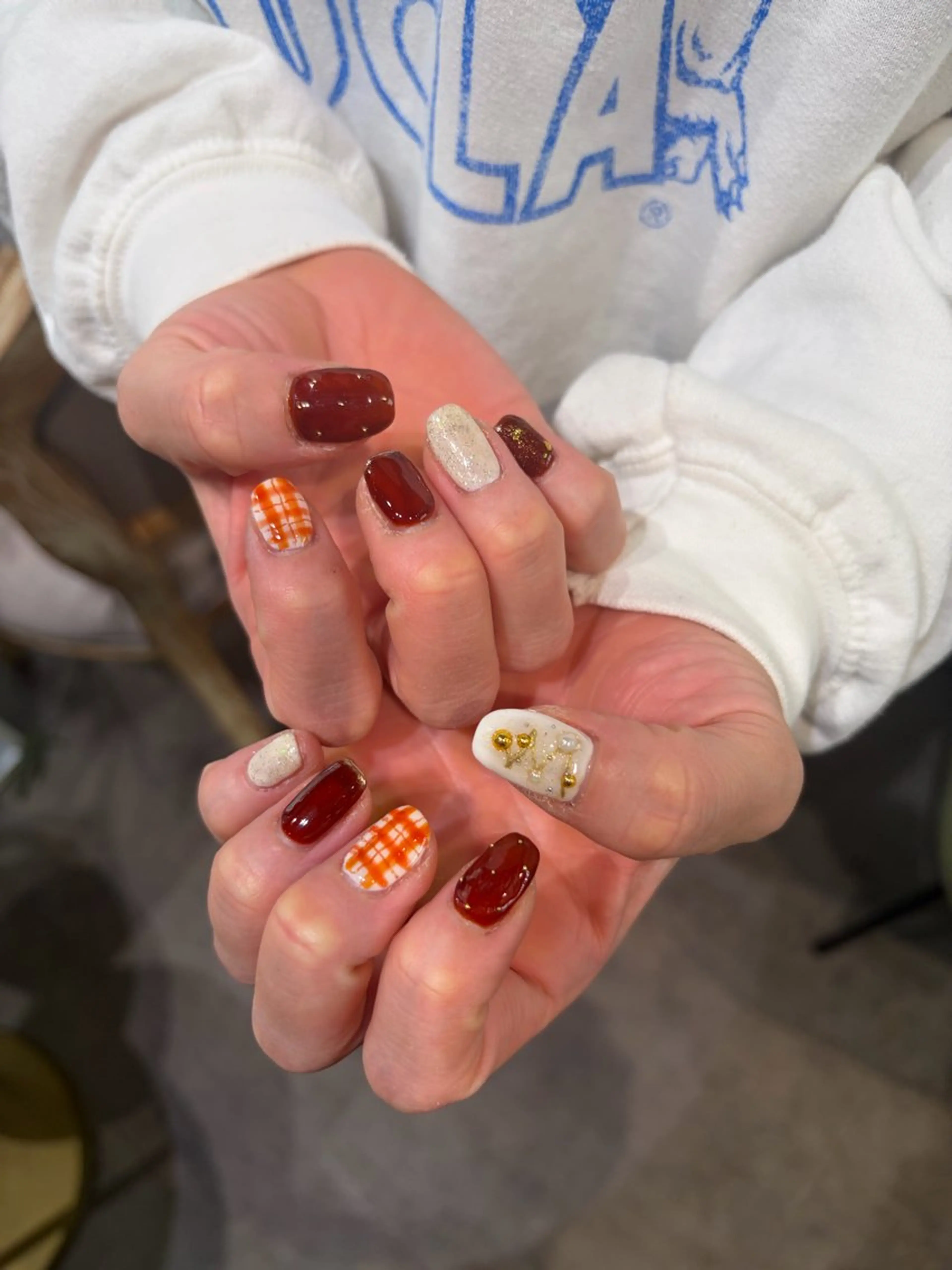 ネイル ハンドネイル ハイトーン💖 ネイル💅まりなのヘアスタイル