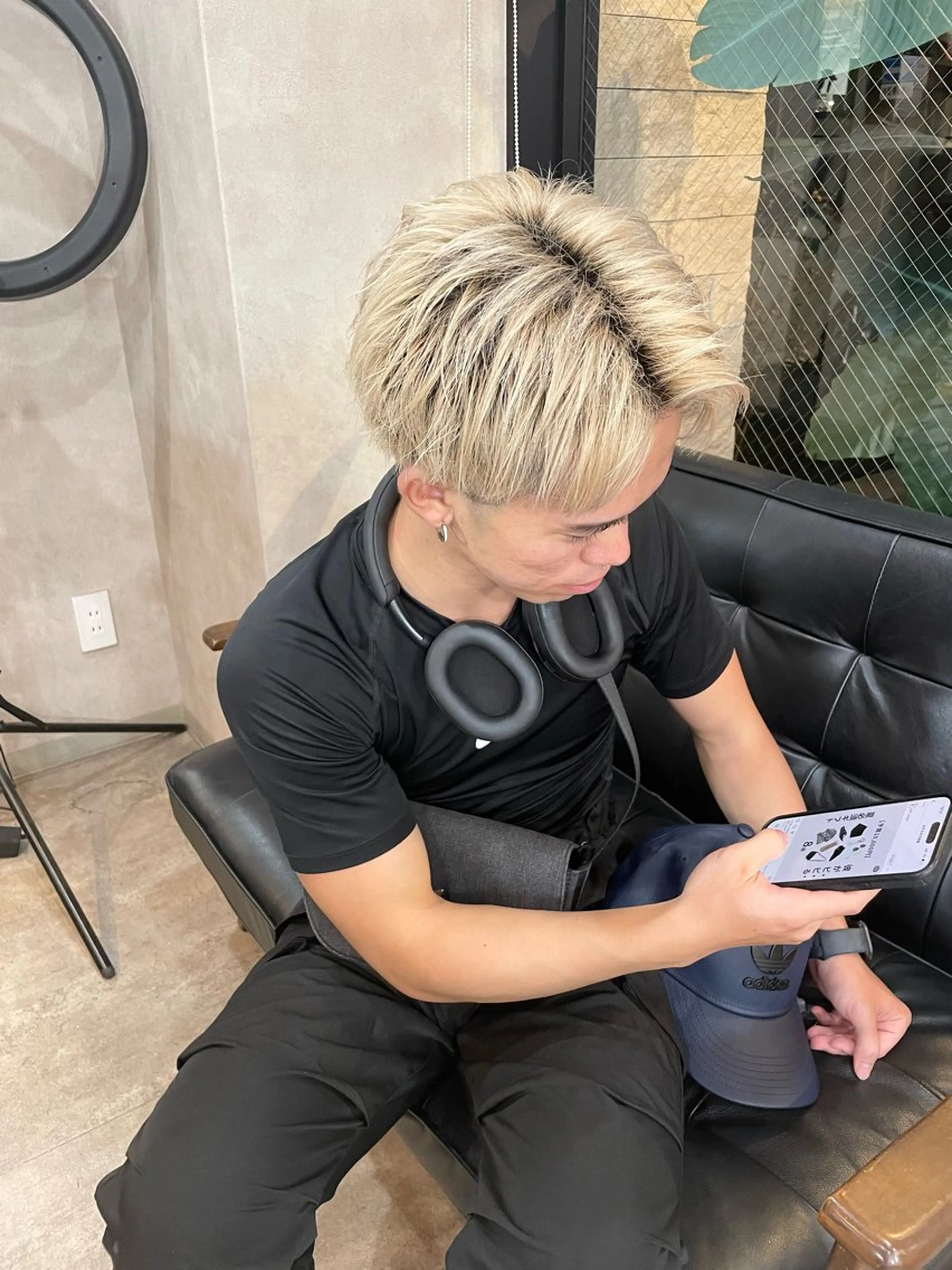 〘 メンズ限定 👦🏼✨ 〙ブリーチありのダブルカラー / カットの写真