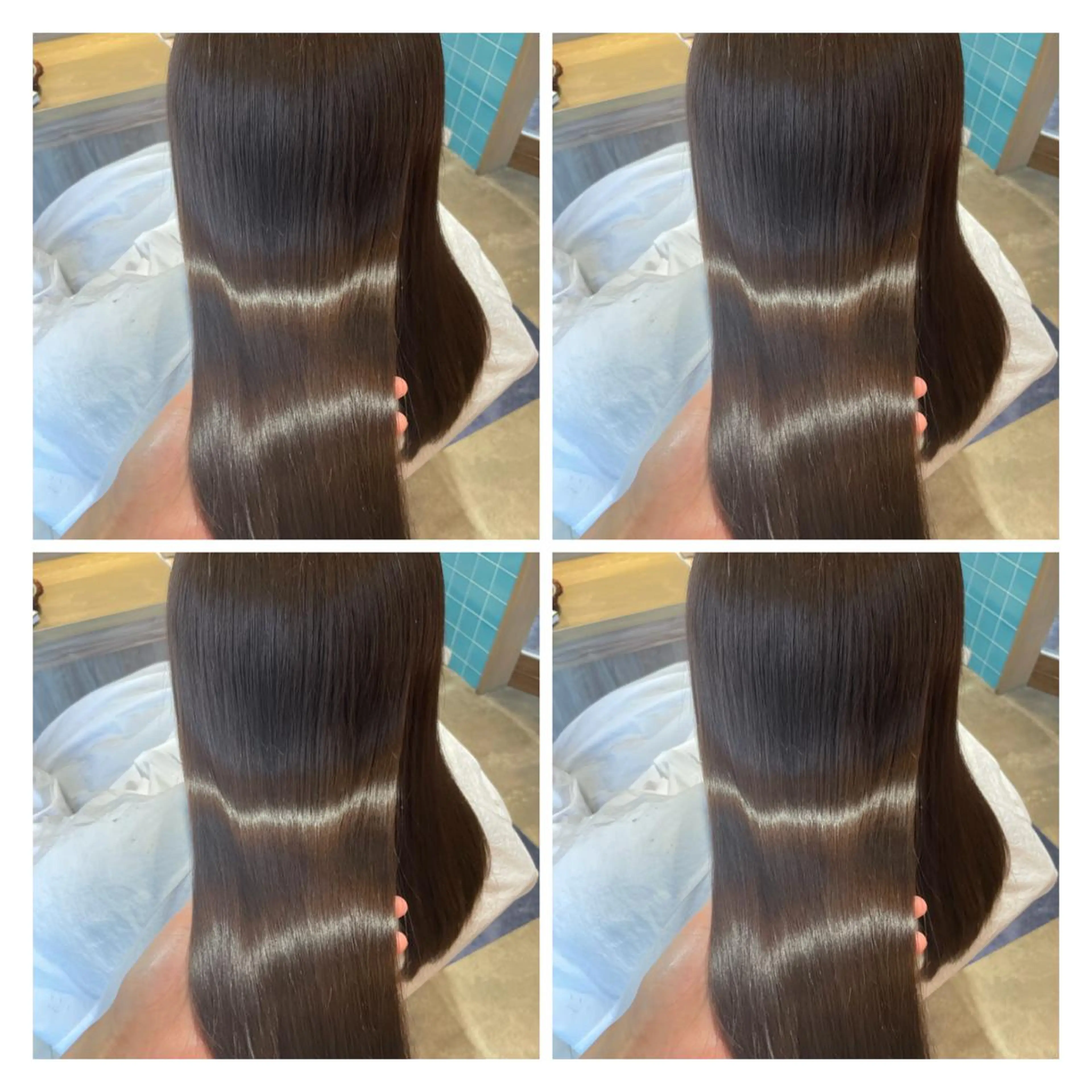 🖤１２月限定クーポン🖤顔まわり前髪カット➕ケアカラー➕7STEPトリートメント【韓国ヘア/髪質改善】の写真