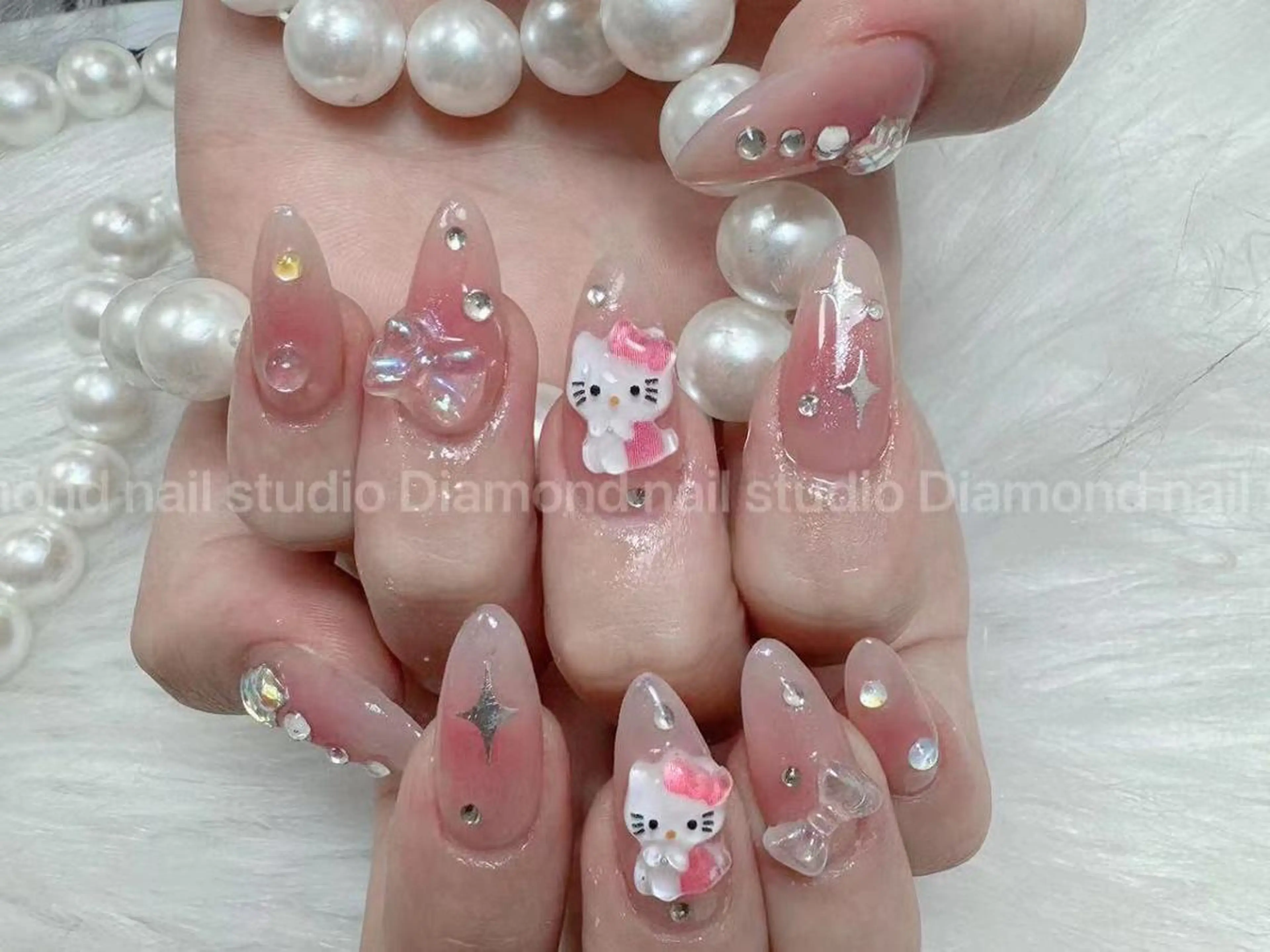 ネイル 持ち込み DIAMOND 💦のネイルデザイン